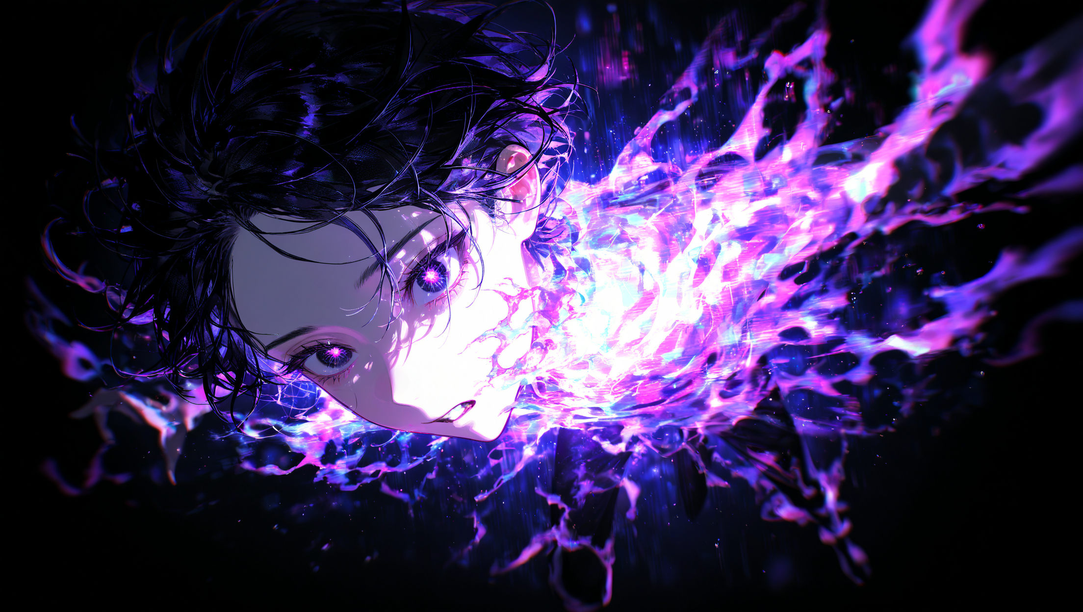 魔王の手によって主人公が飛ばされる