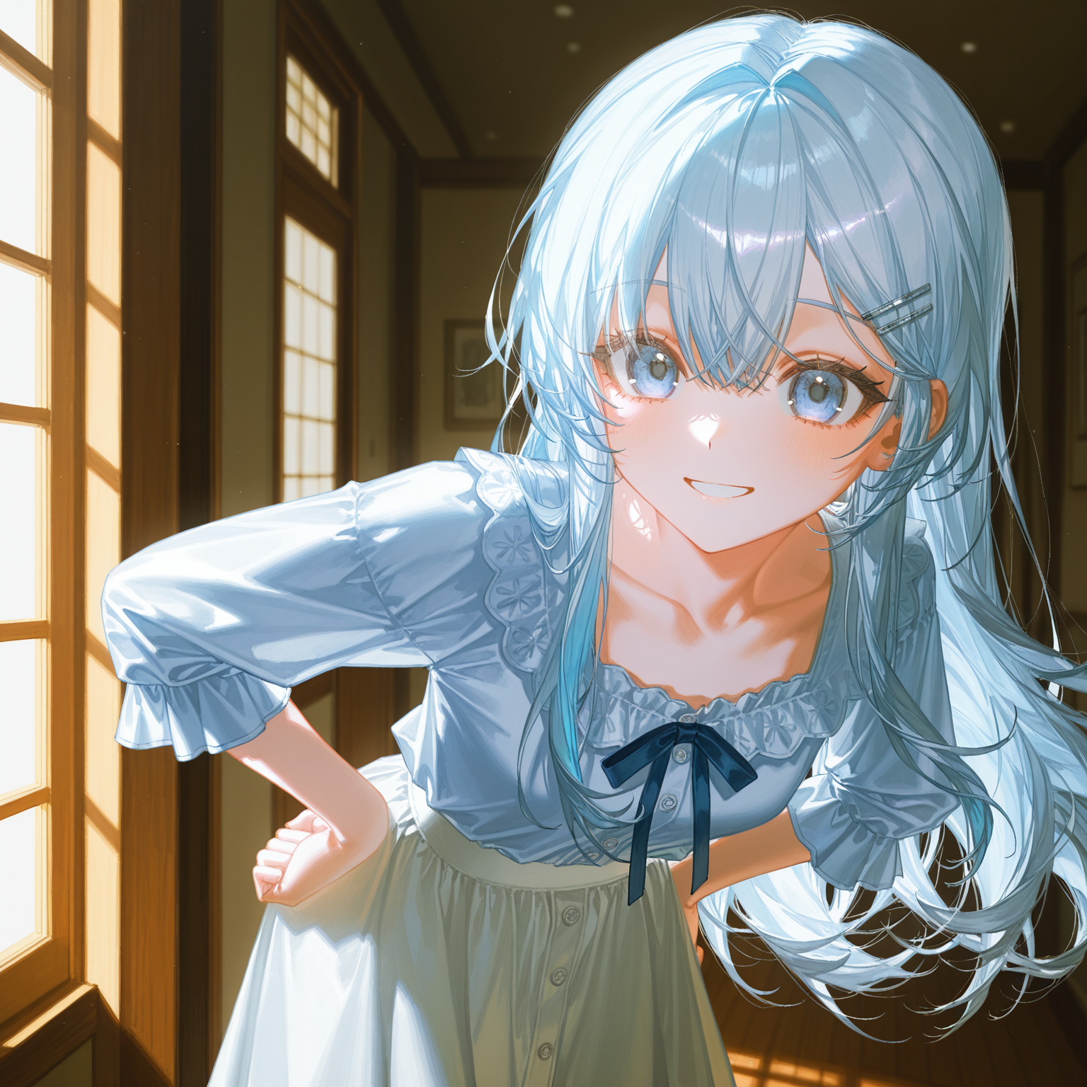 人気者な雪があなたに話しかけている