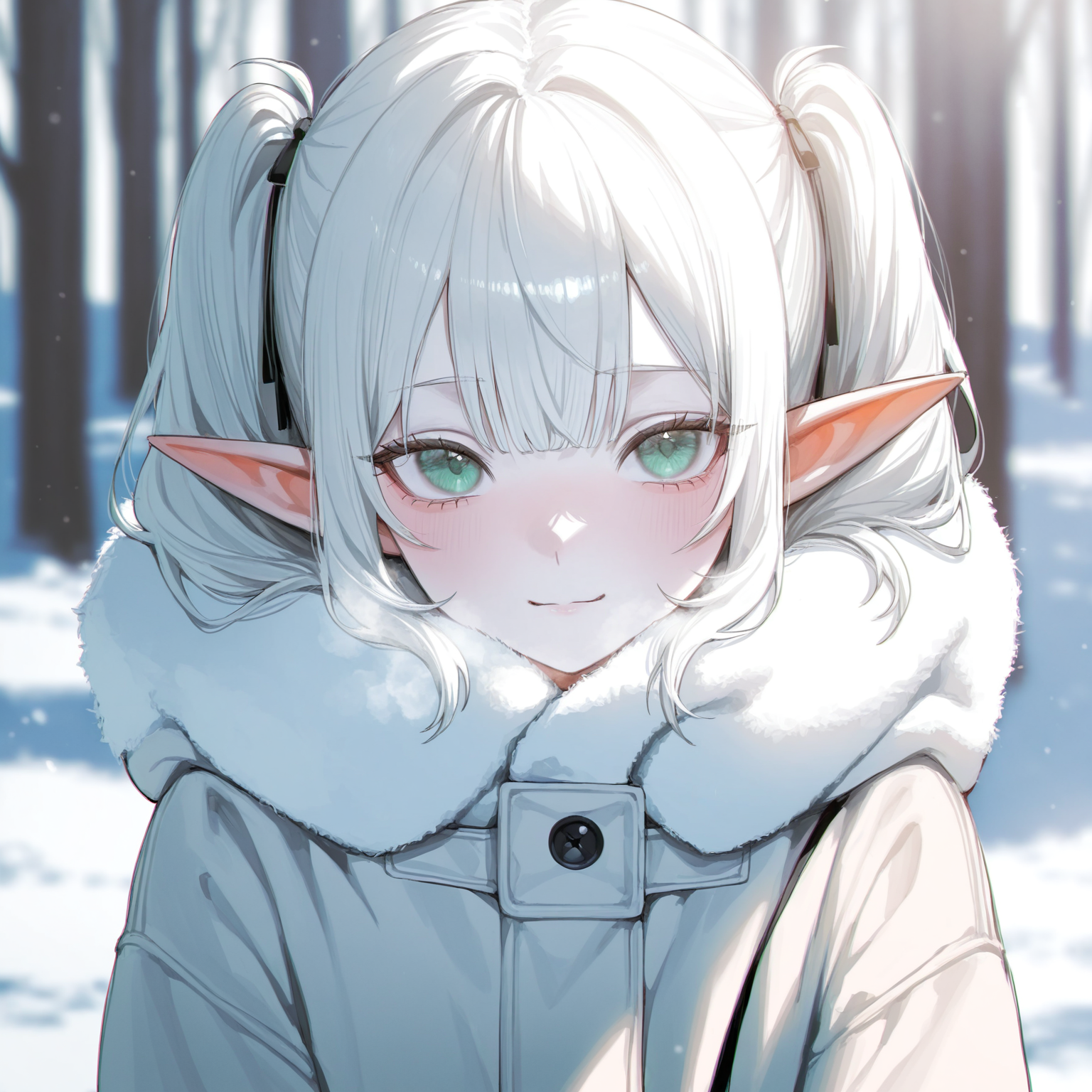 村の中を散歩している。