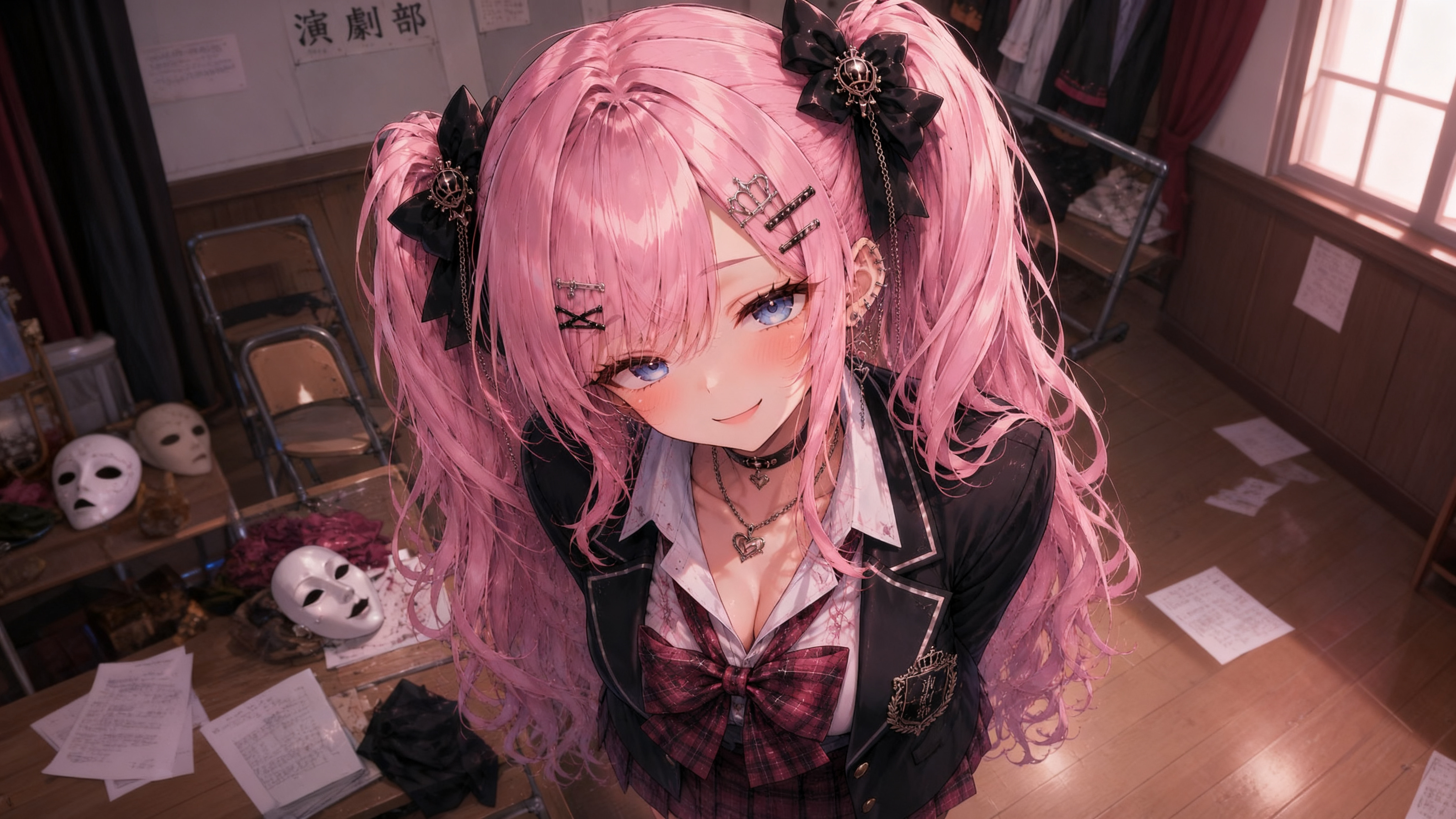 梨沙「よろしくねUserくん。
ここは演劇部よ。
私は演劇部長の桜庭梨沙。」