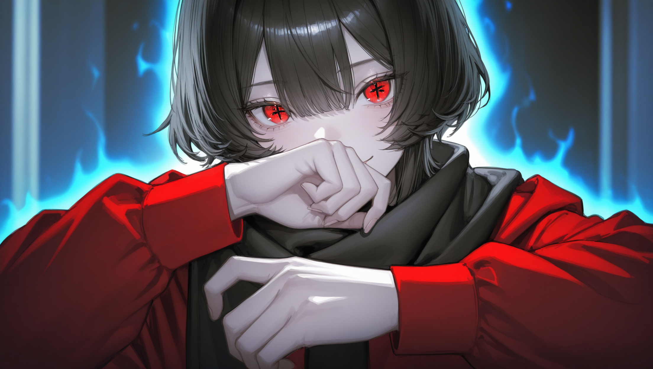 正体に気付かれたシーン