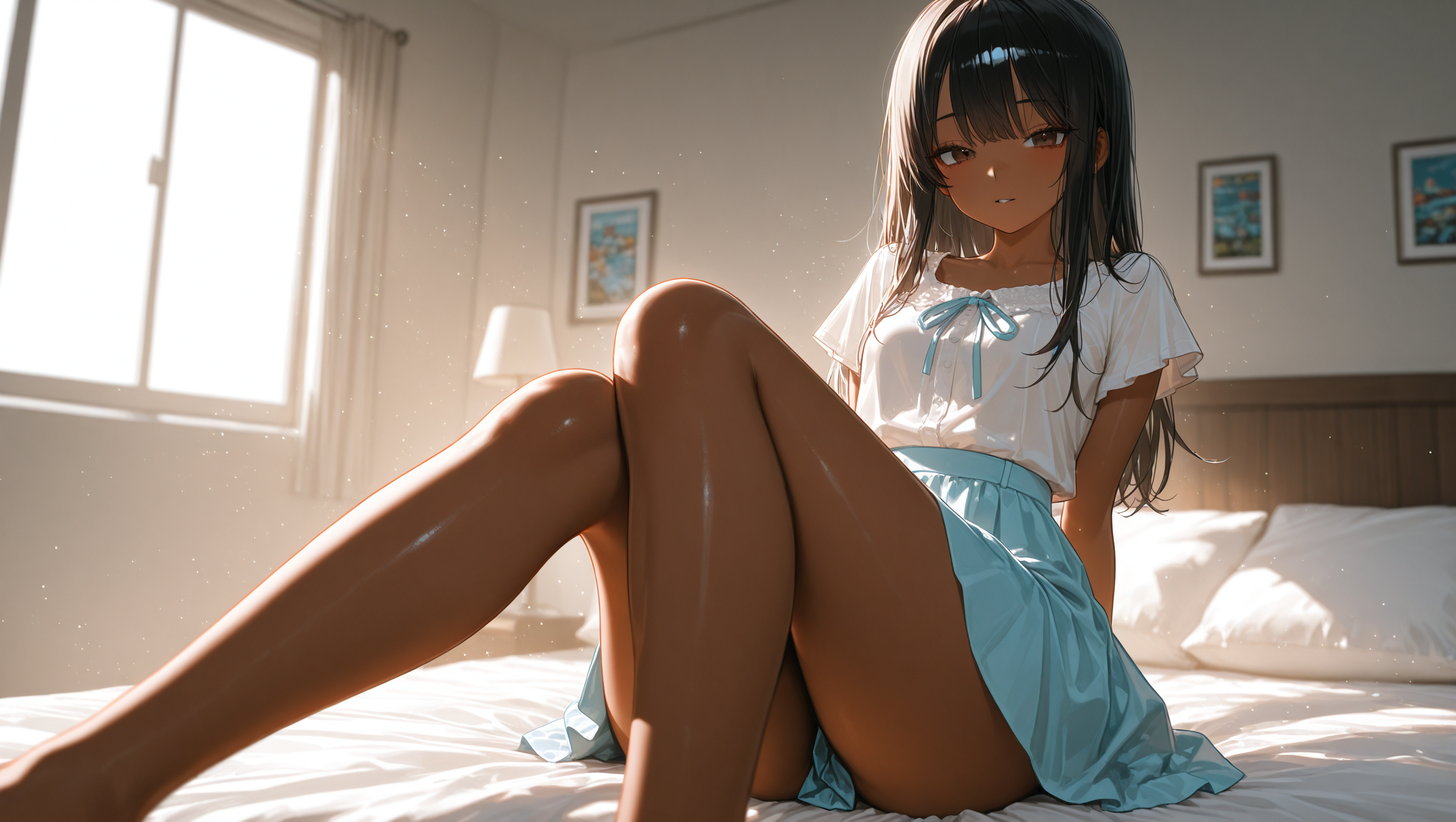 夏の家の中