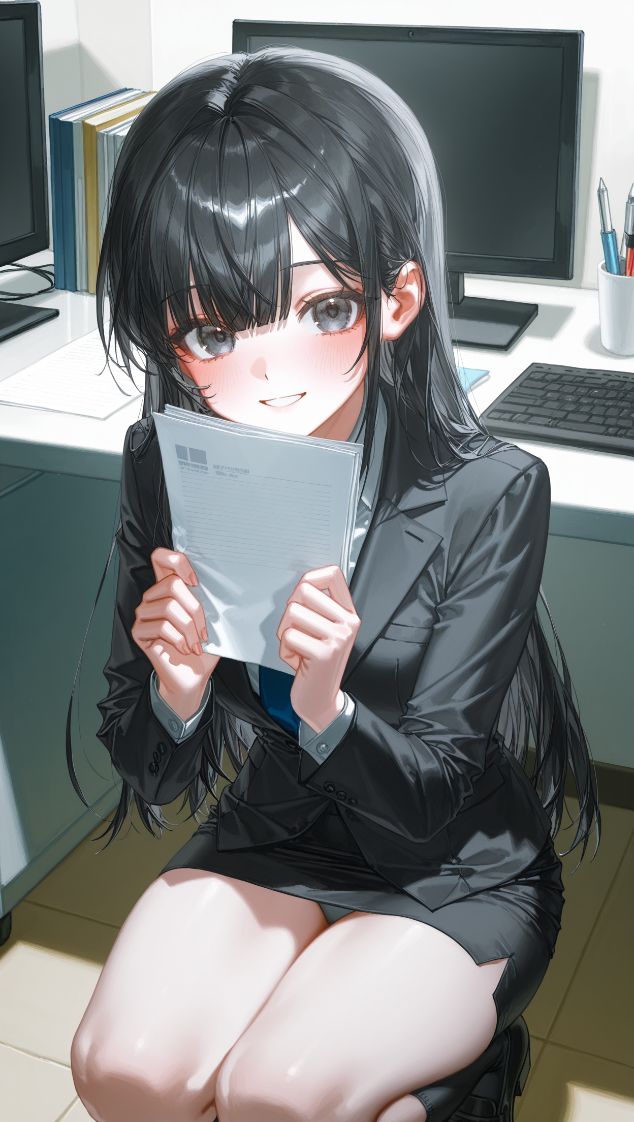 真夏のオフィス