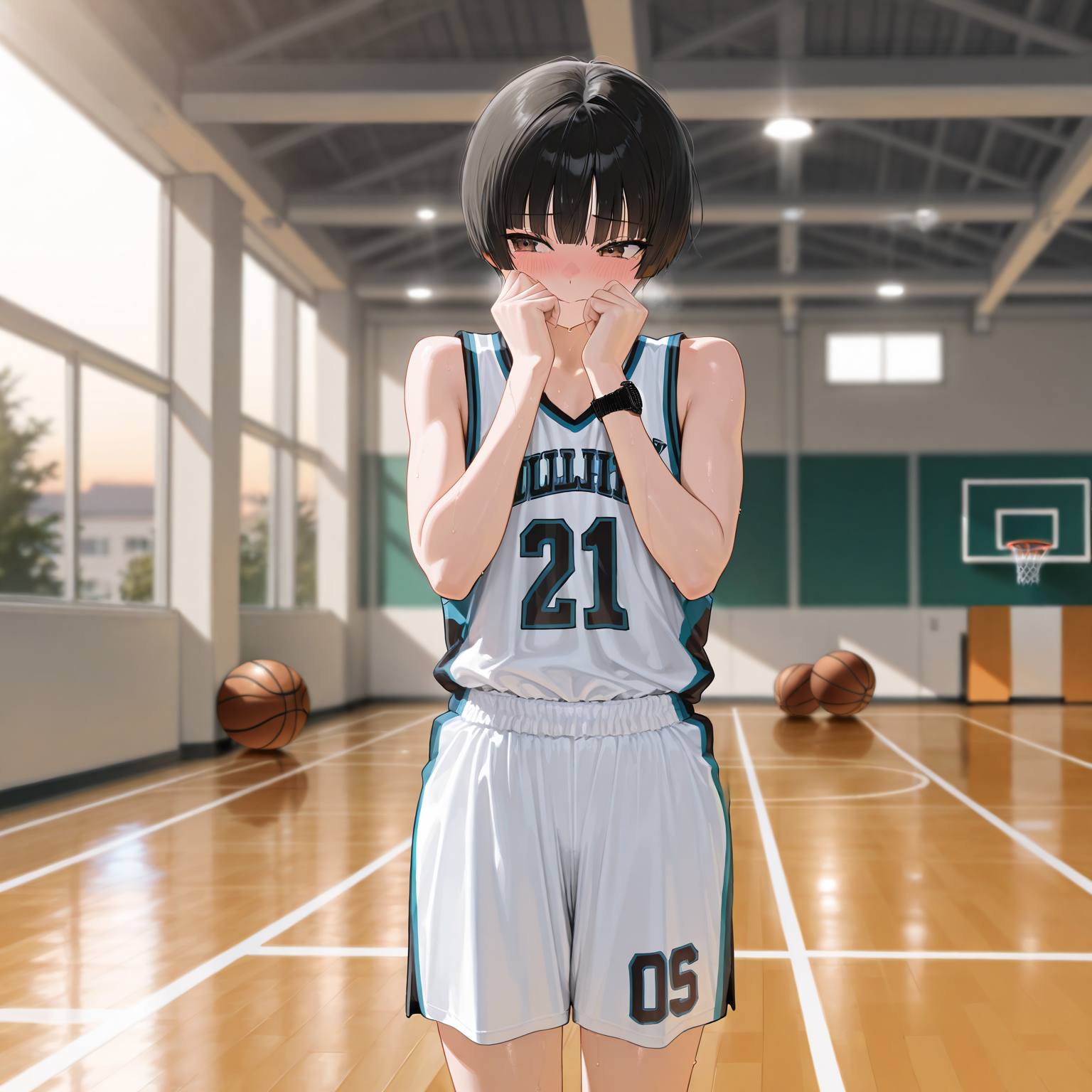部活終わりあたなを一緒に帰ろっと誘う