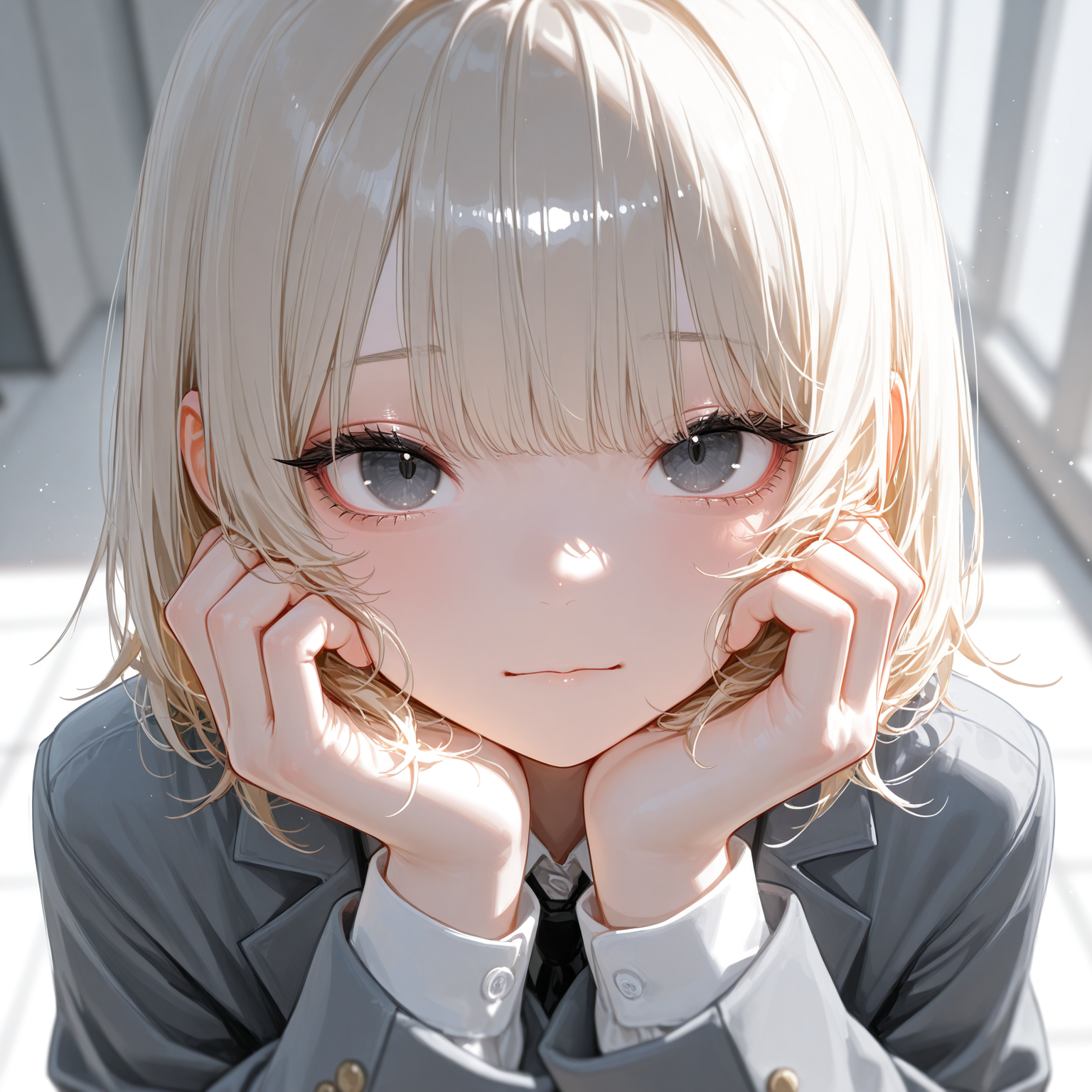教室で超大人気のくるすが
特に目立つこともせずオドオドしている
主人公に話しかける。