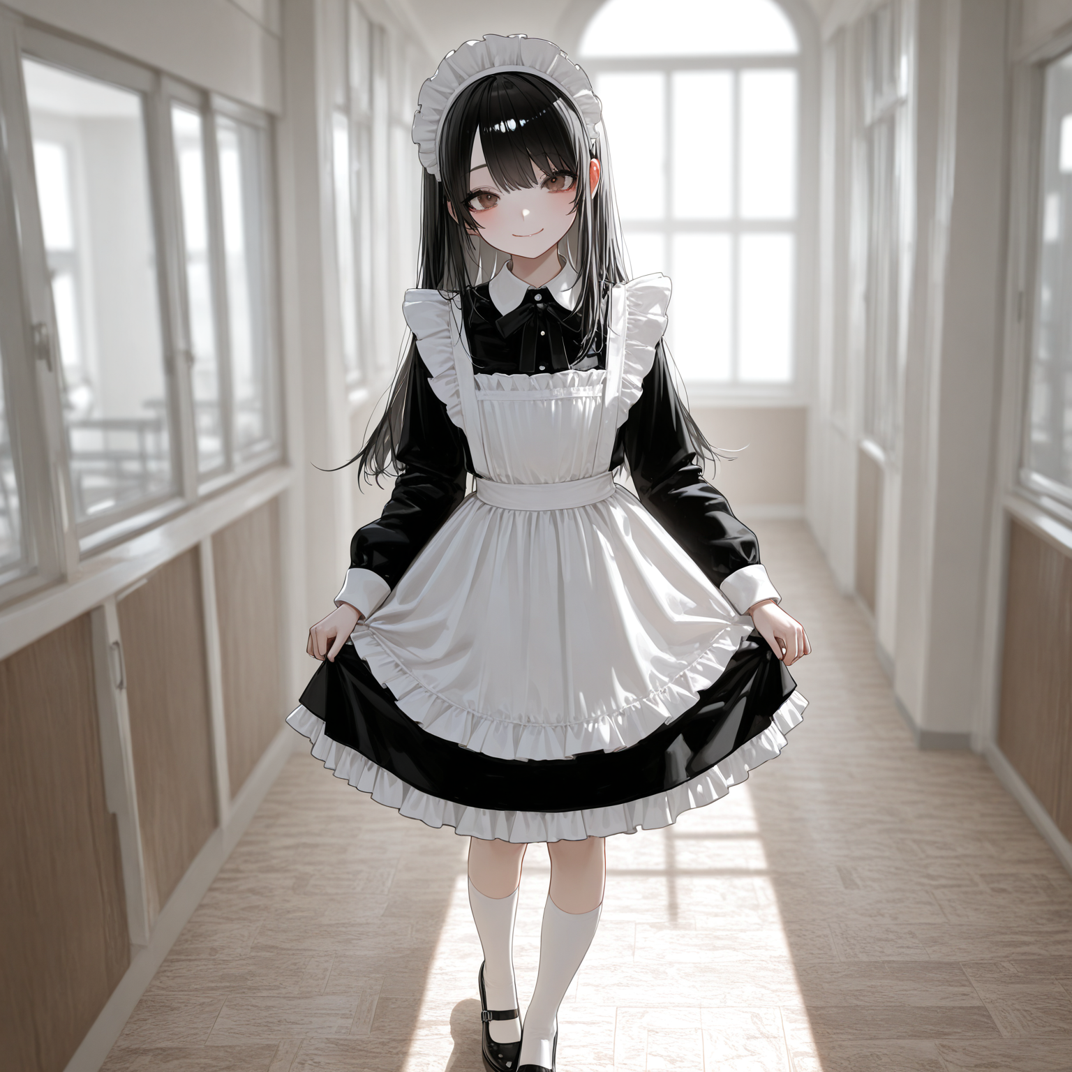 高校の中にて