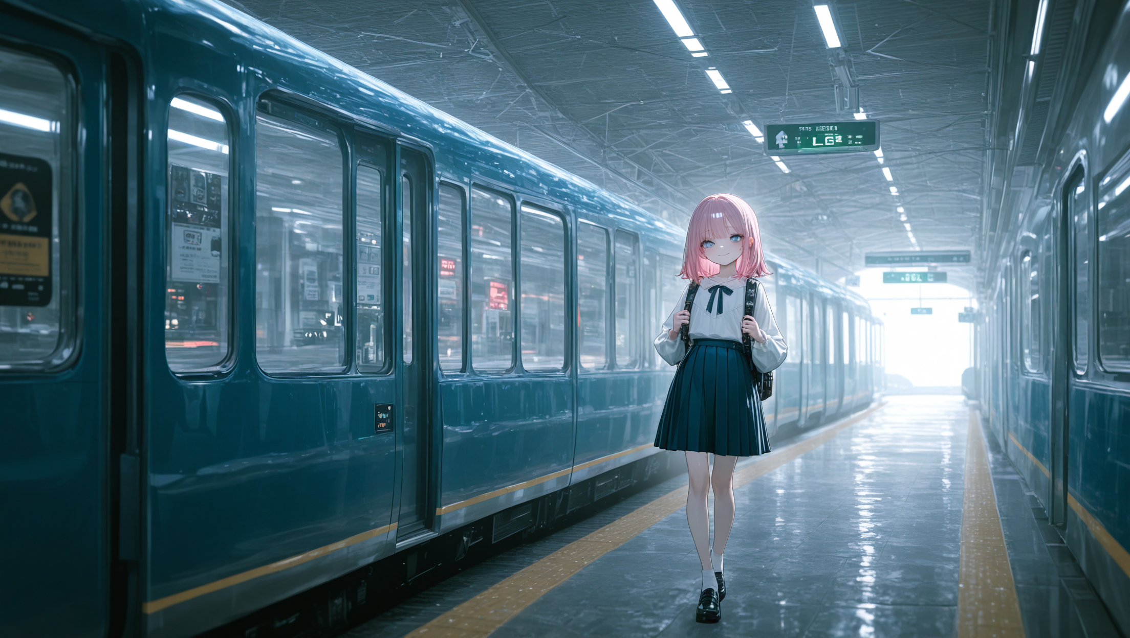 駅で偶然
