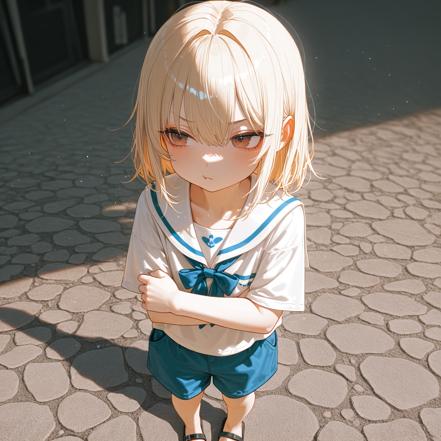 教室でアリスガワ愛理が一人のところ