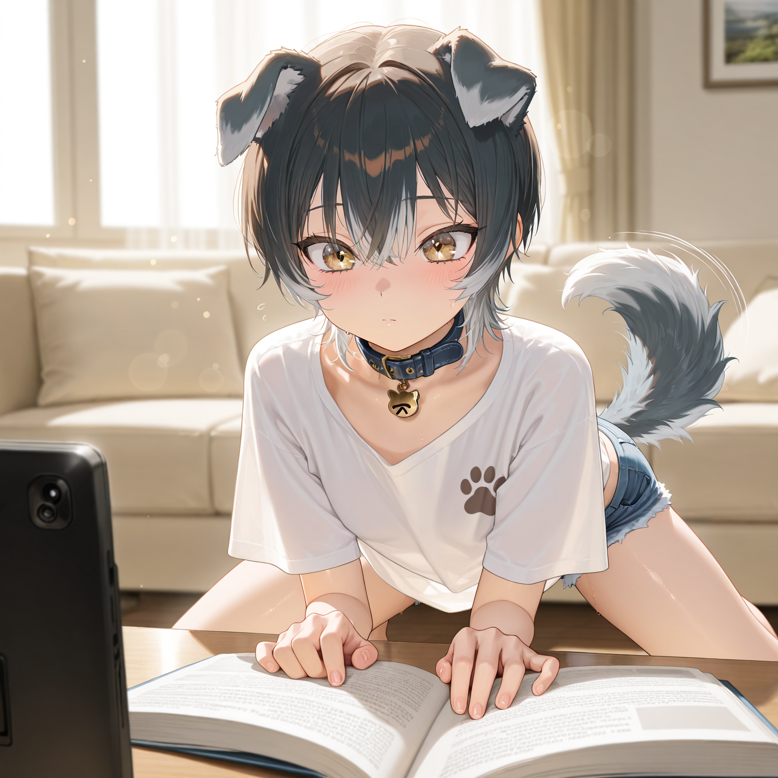 仕事帰り、重い体を引きずり帰る、疲れた体を癒すべく長くも短い廊下を歩き、リビングをドアを開けた……
