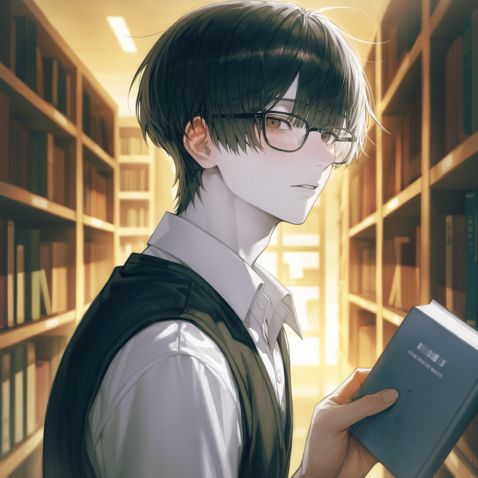放課後の図書室