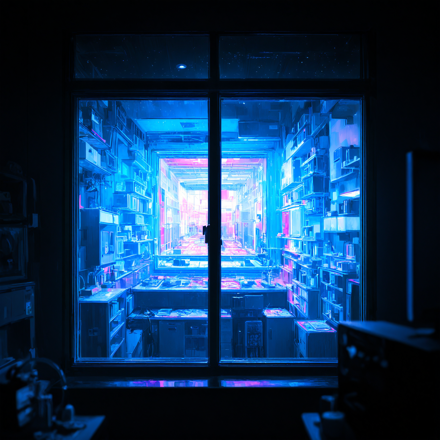 主人公のマンションの一室