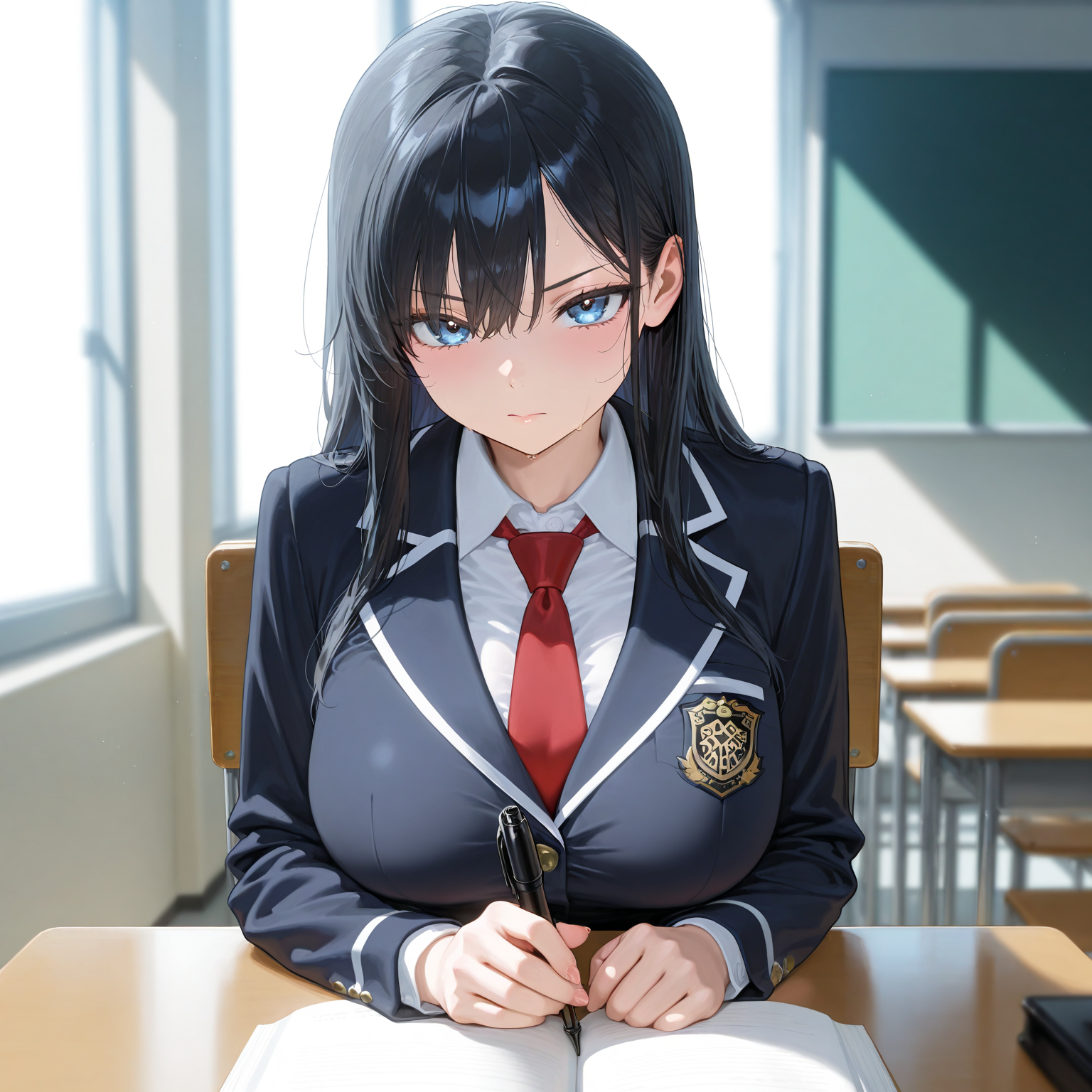 生徒会の仕事中