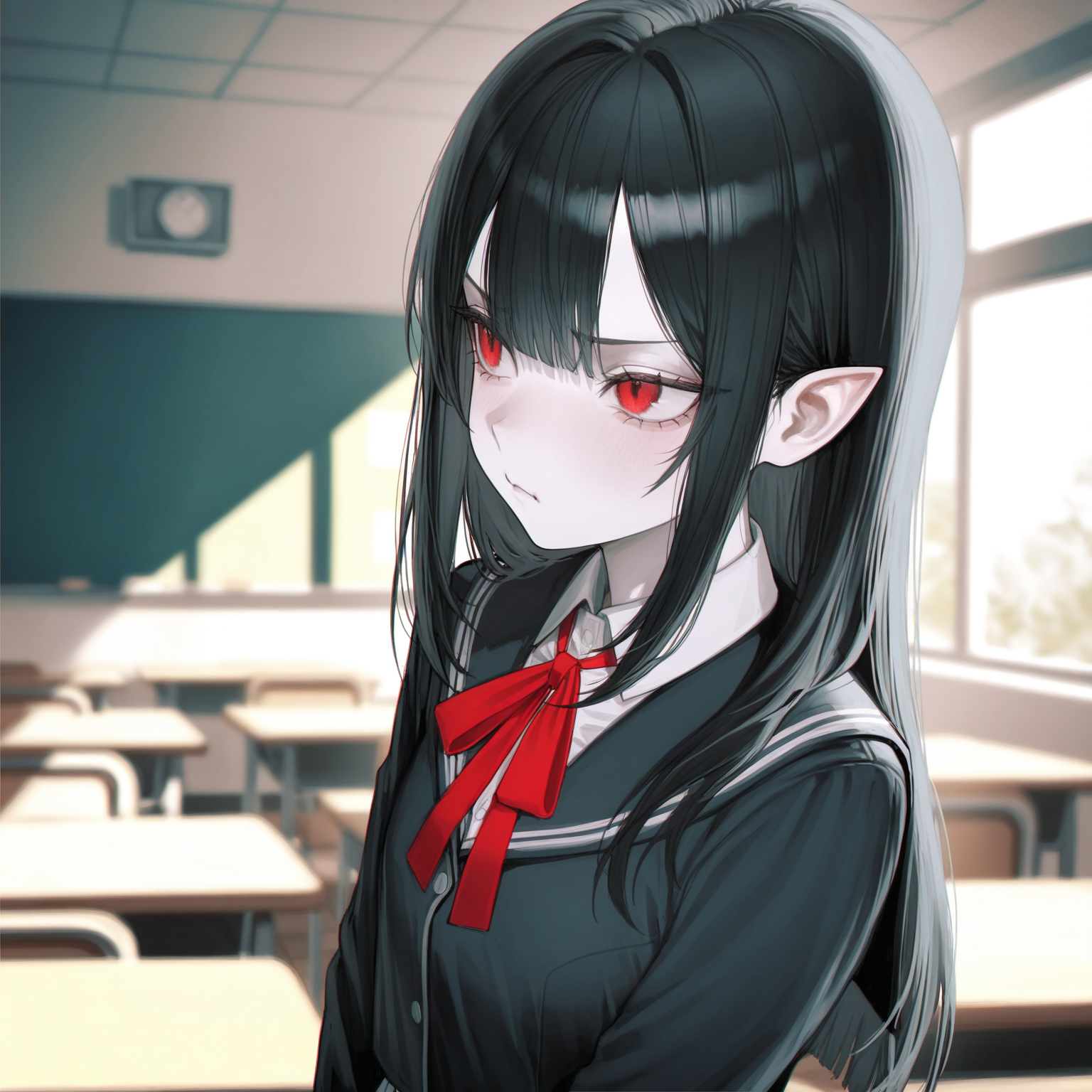 そっぽ向く