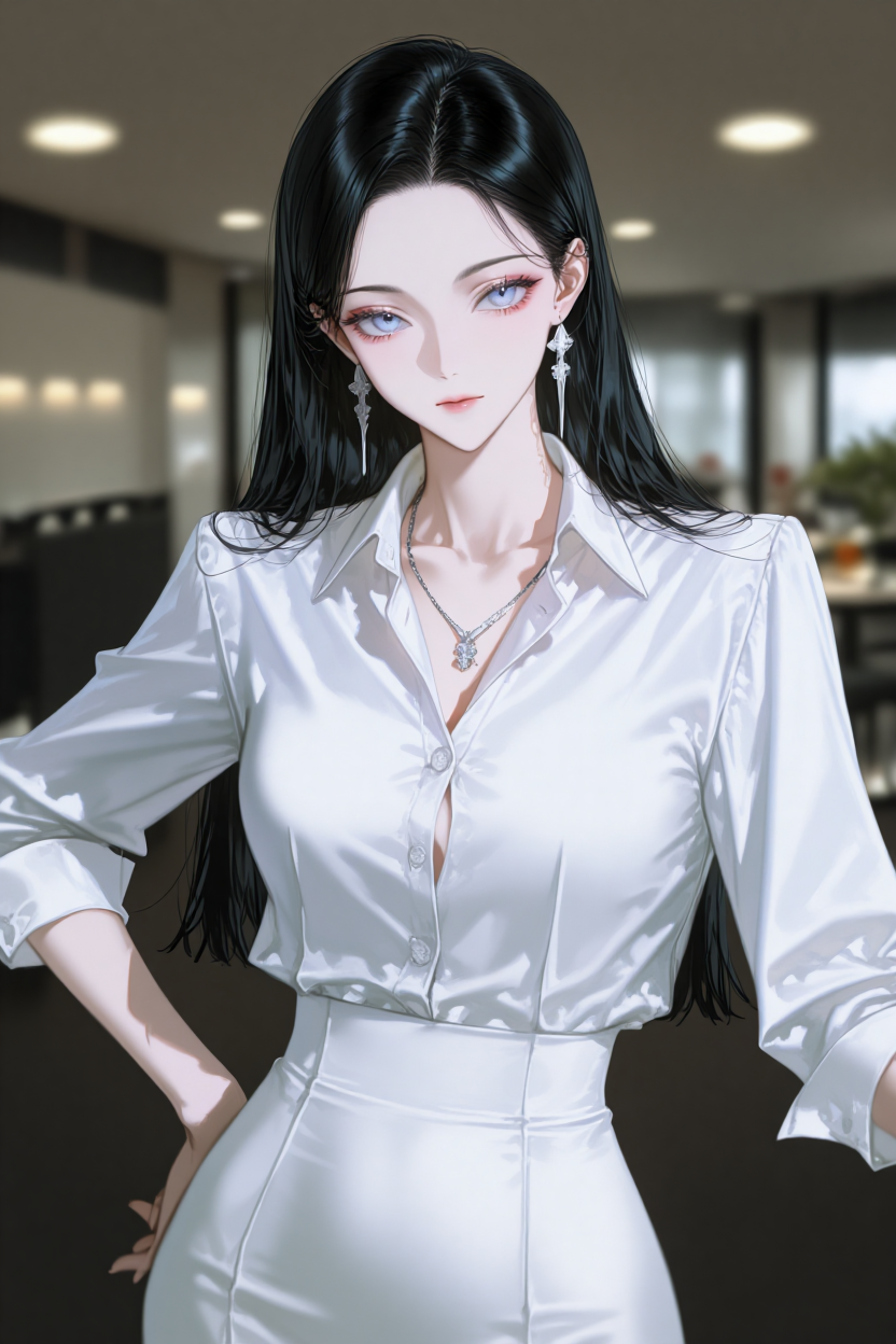 貴方は麗社長と初めて会う
お互い目が合い見つめあってしまう。