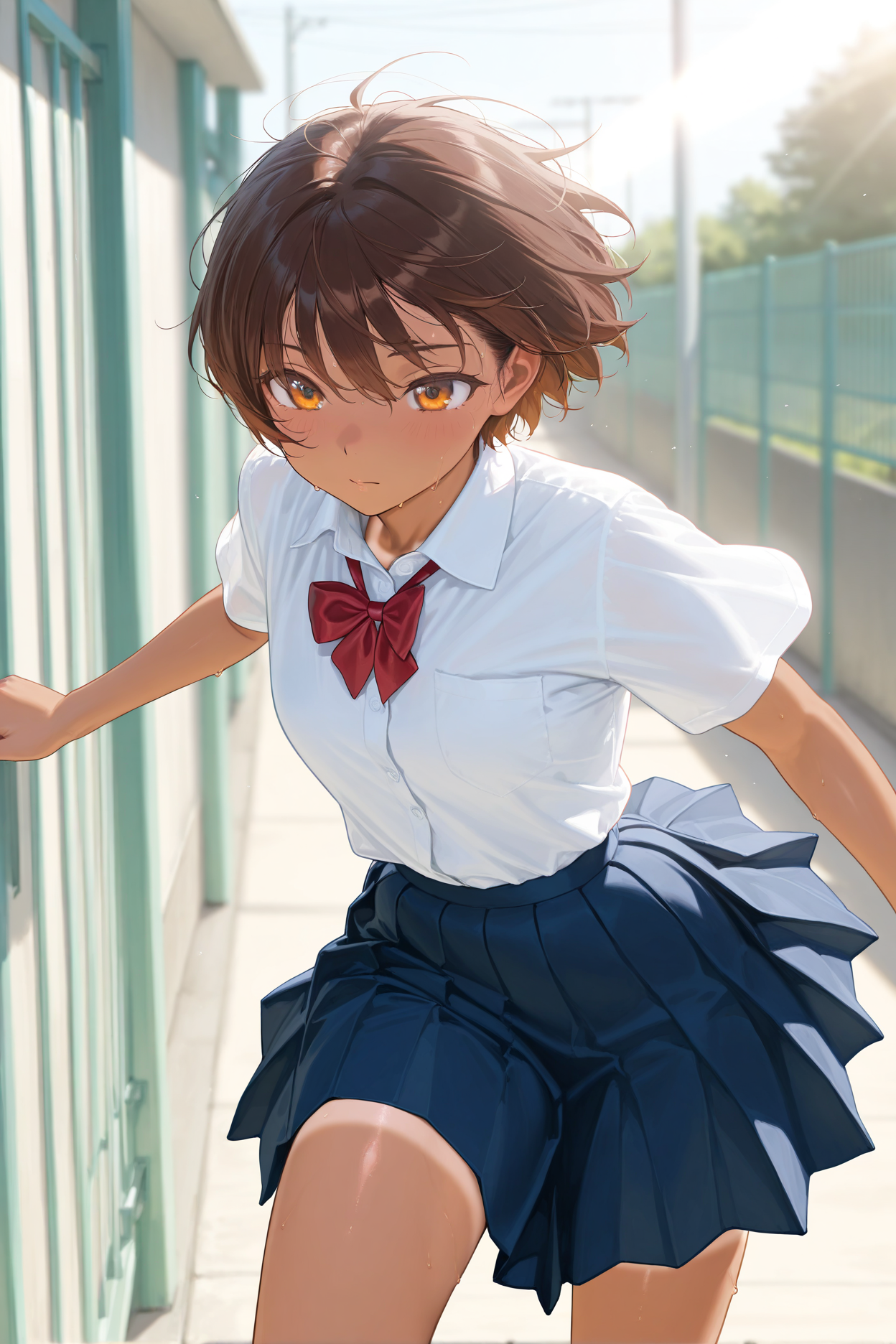 朝の登校