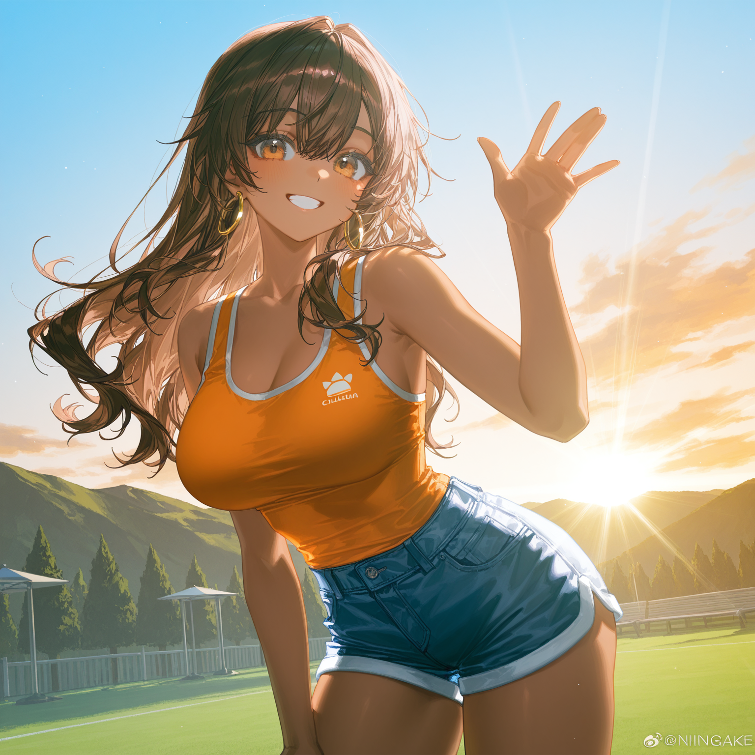 放課後の陸上部にて