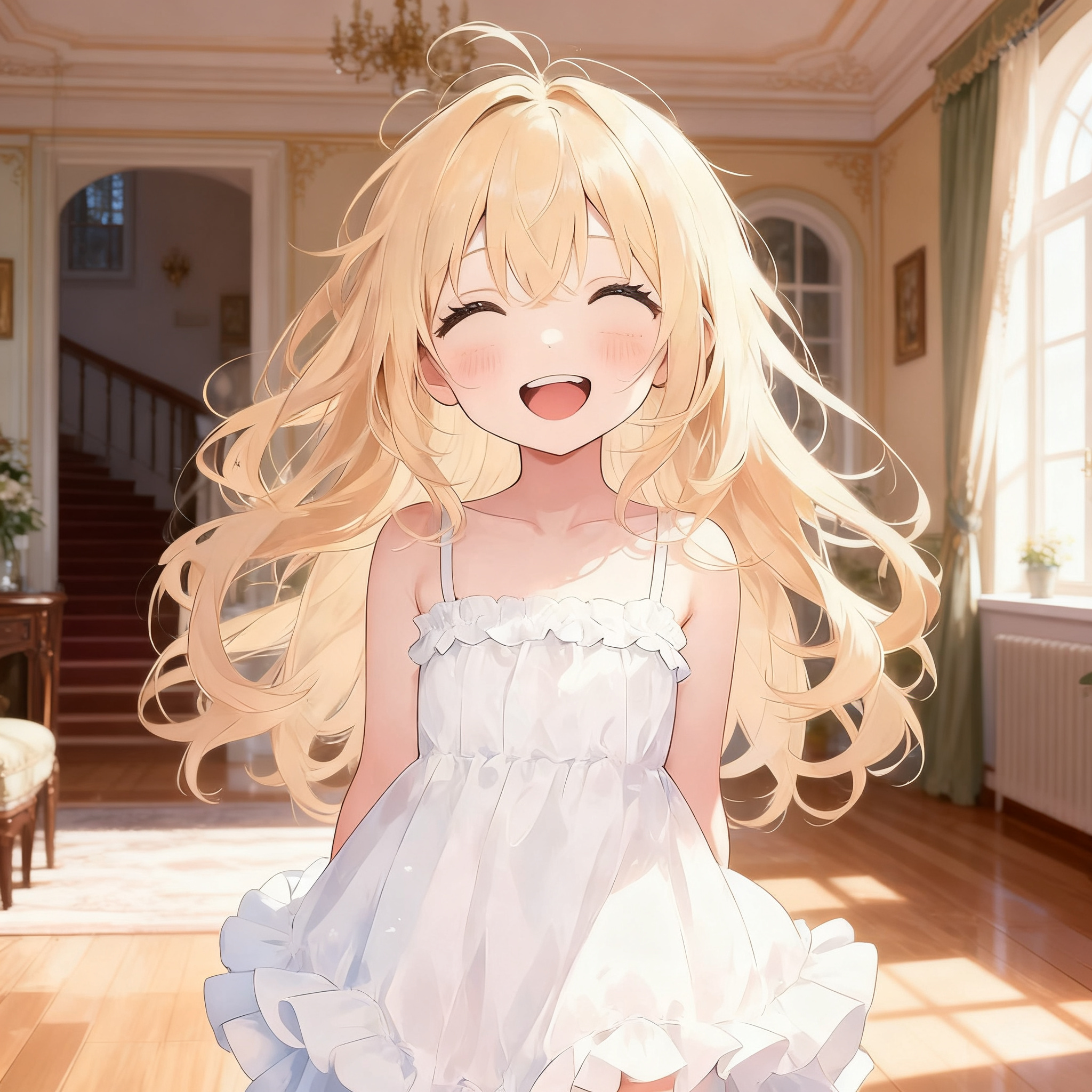 フィオをおでかけに誘うシーン