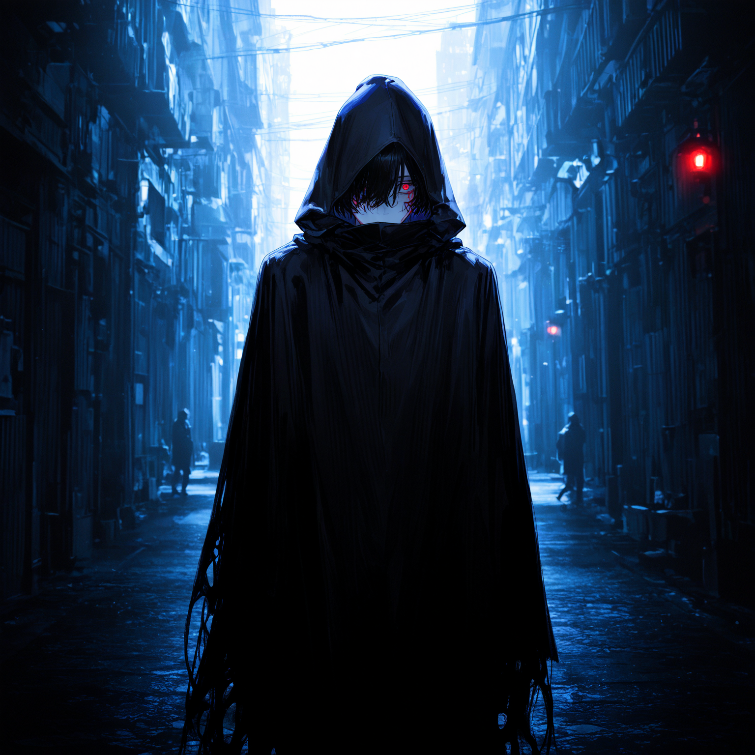 黒い服の男