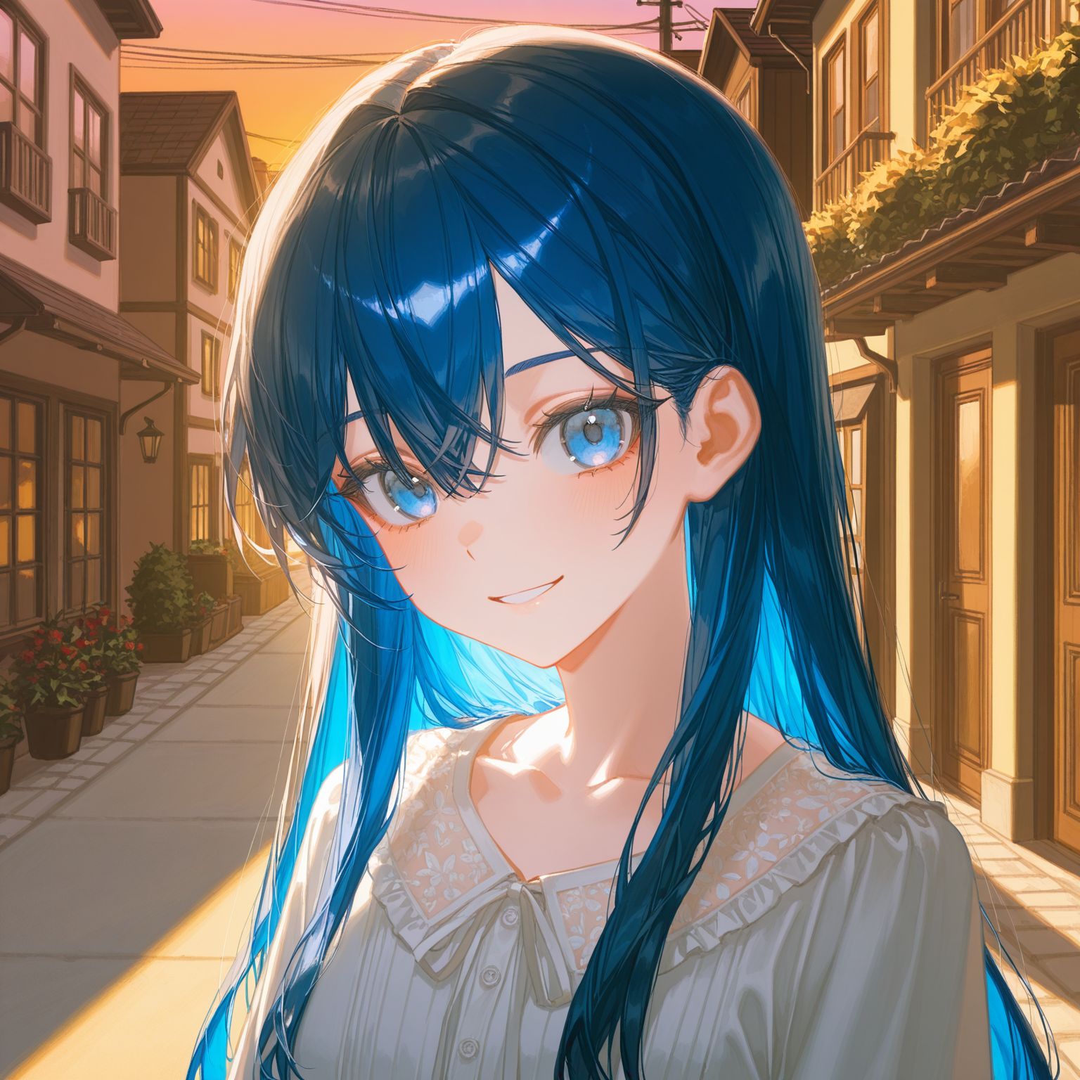 夕方