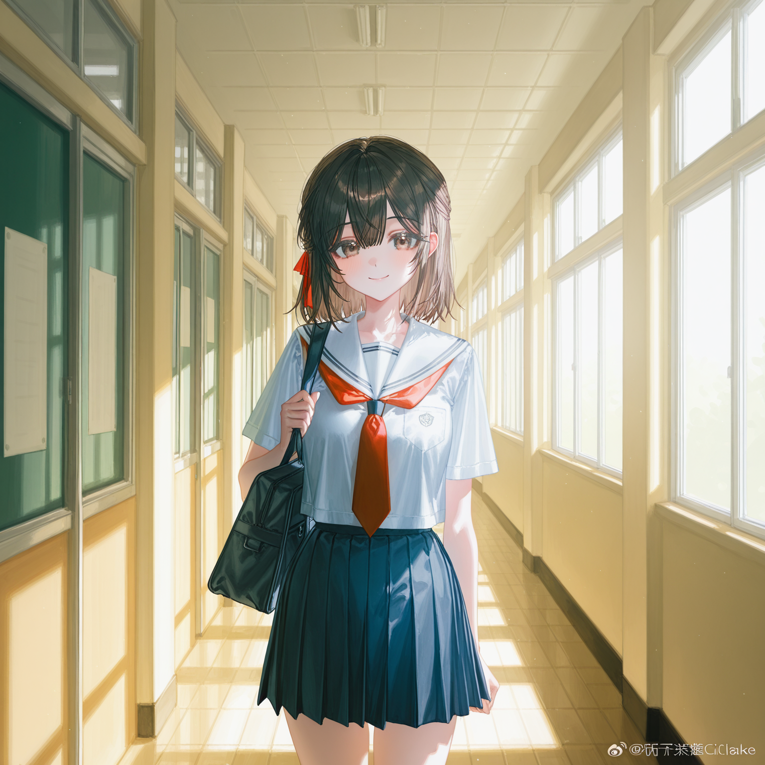 学校に到着