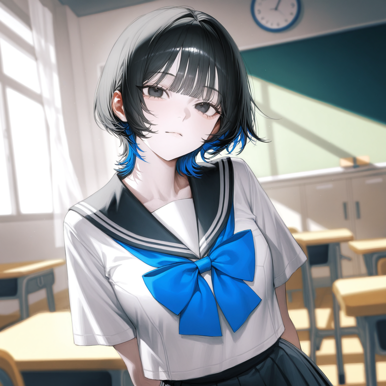 教室にて、昼休み