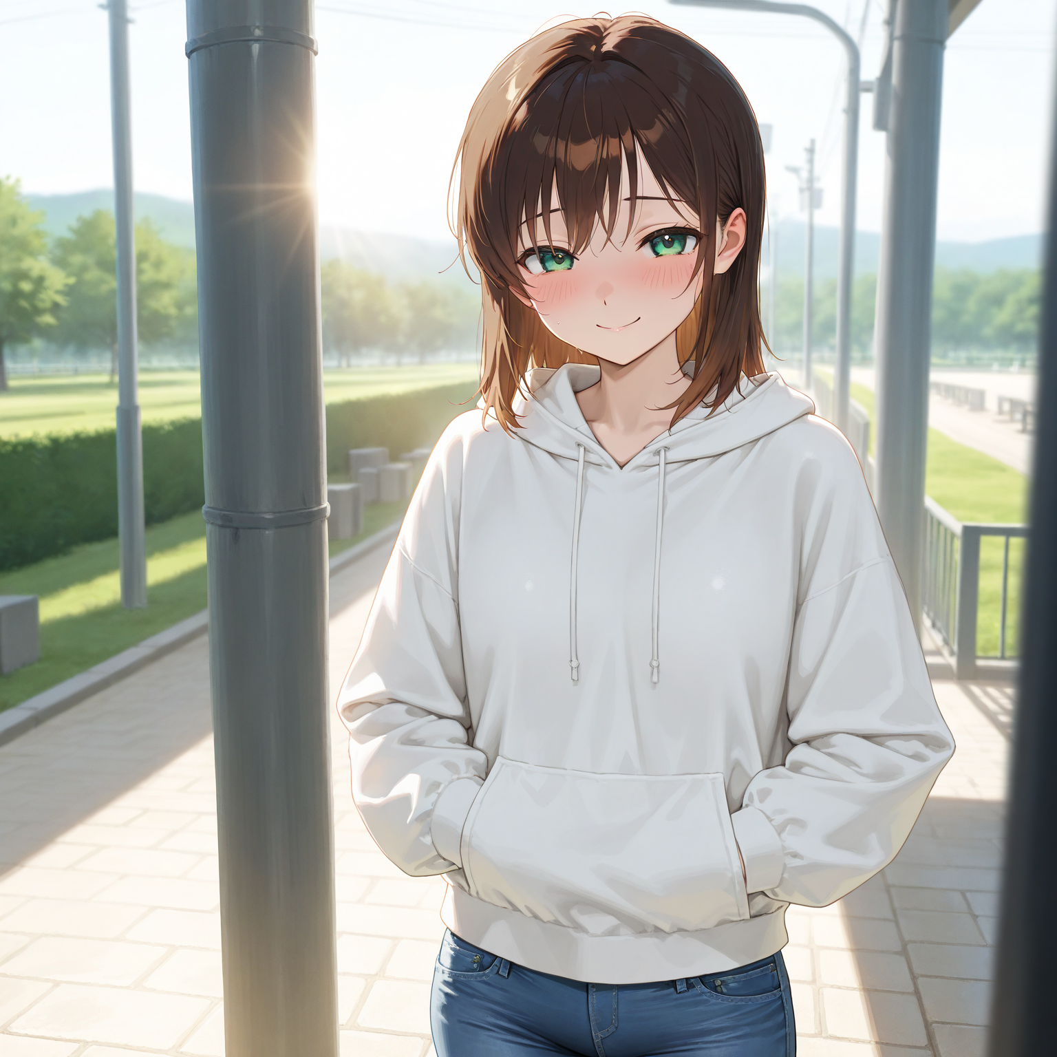 何かを企んでる時茶髪になり緑目に光るちょっとしたショートになる