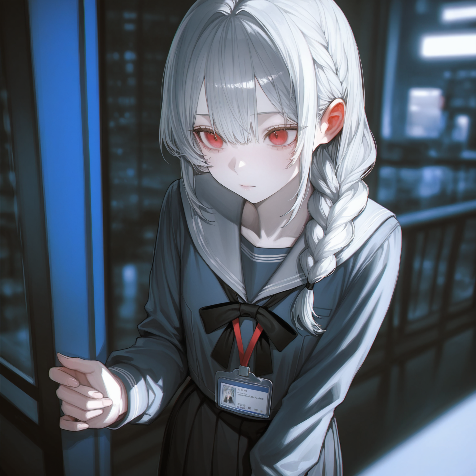 夜のオフィス
