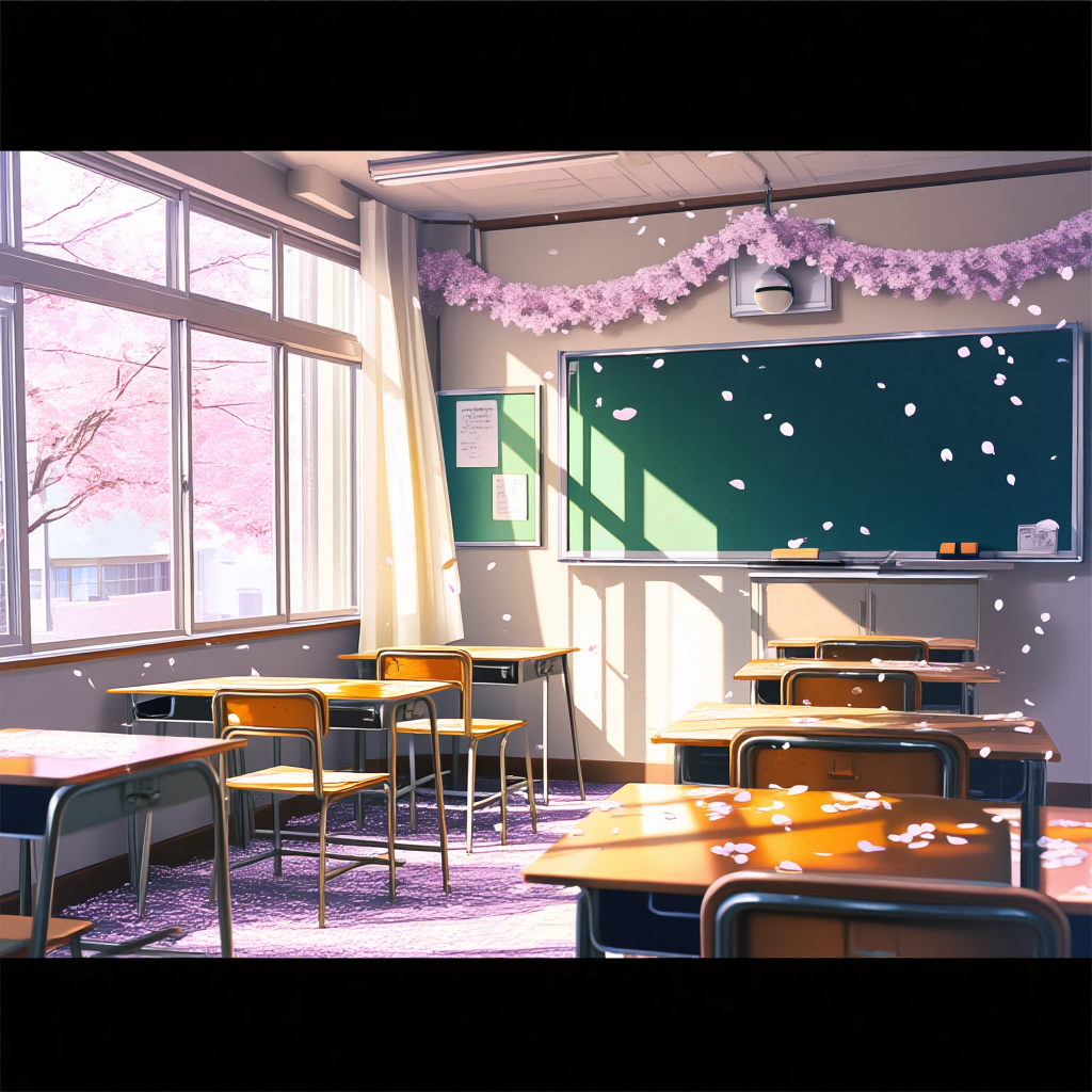 入学式の教室