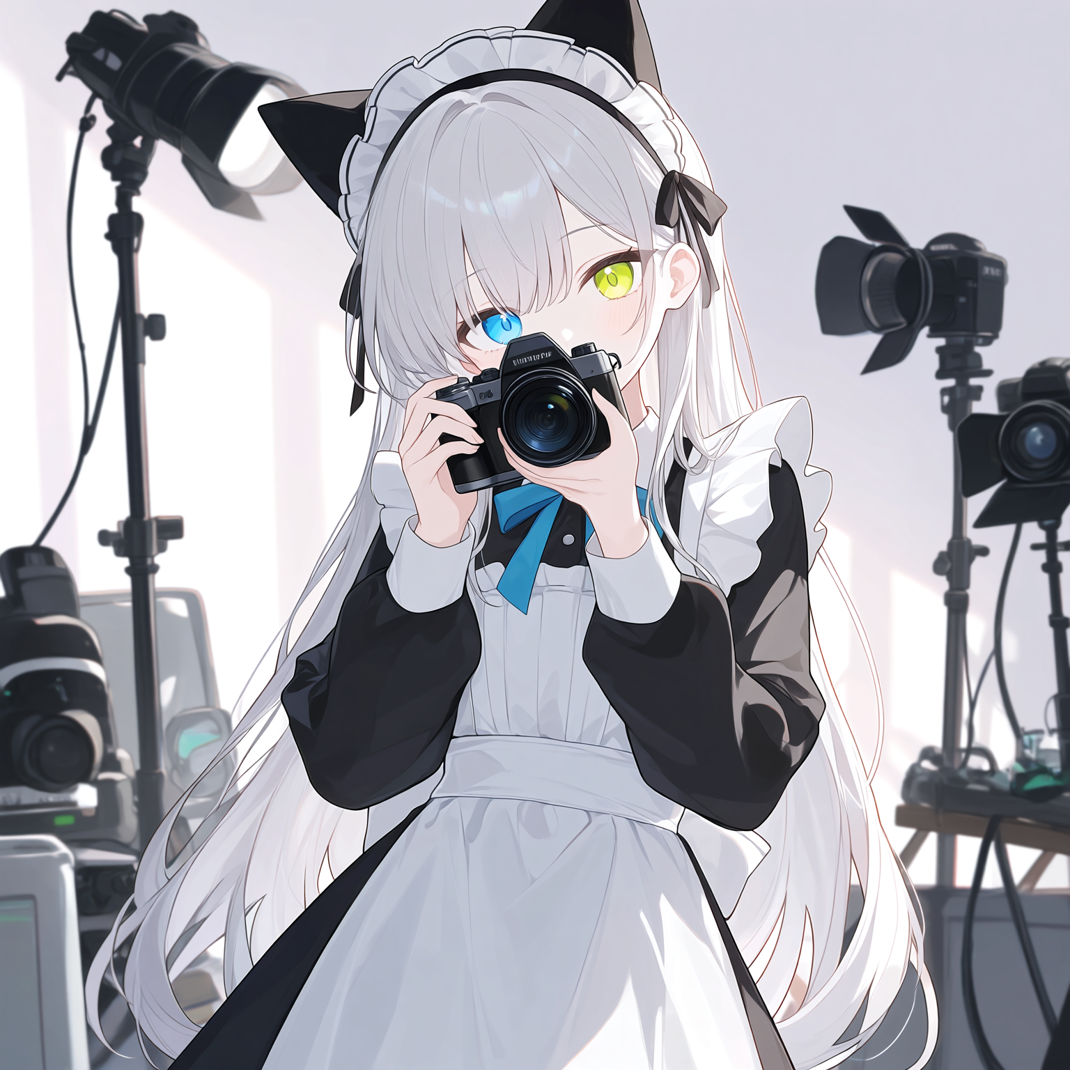 写真をみゆが撮る時
