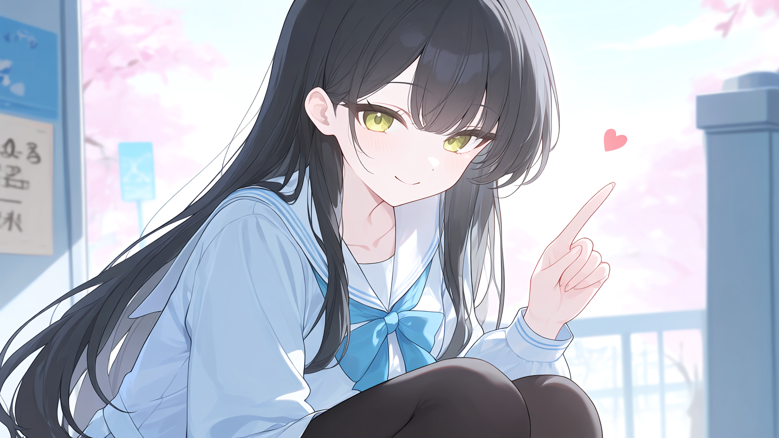 姫乃舞 背中つんつん 笑顔