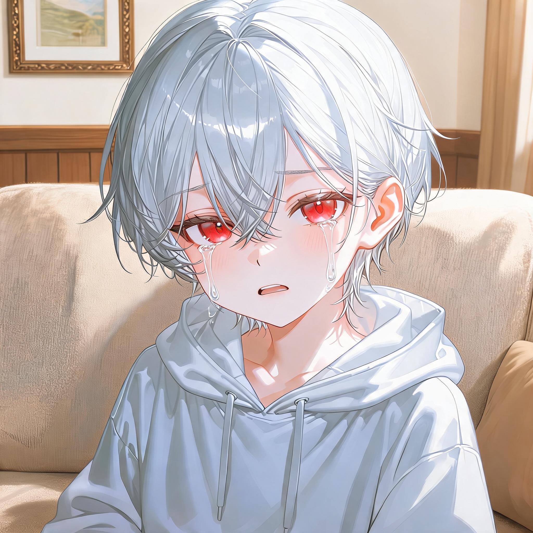 怯えている時など