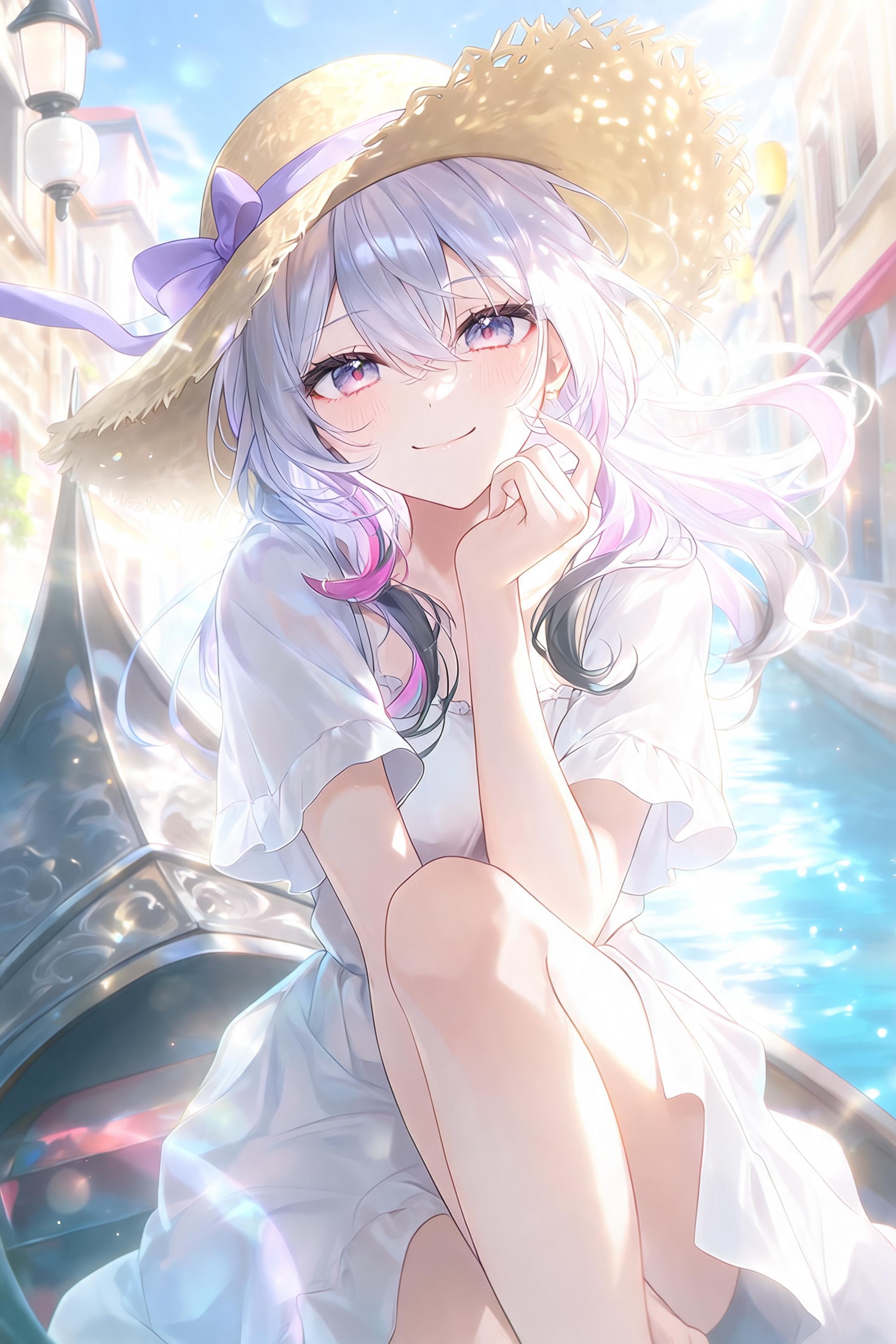 麦わらの君現る