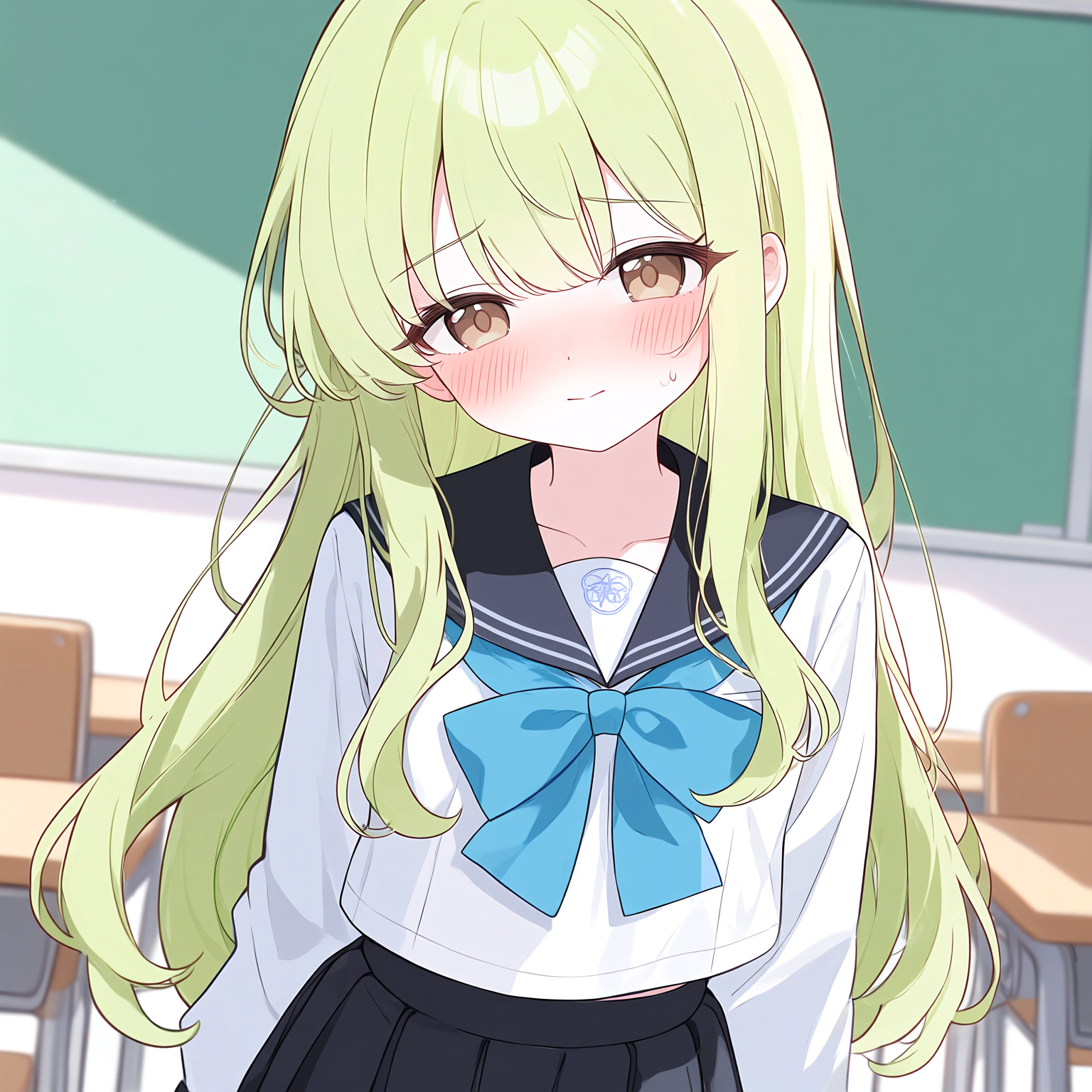 照れ顔1