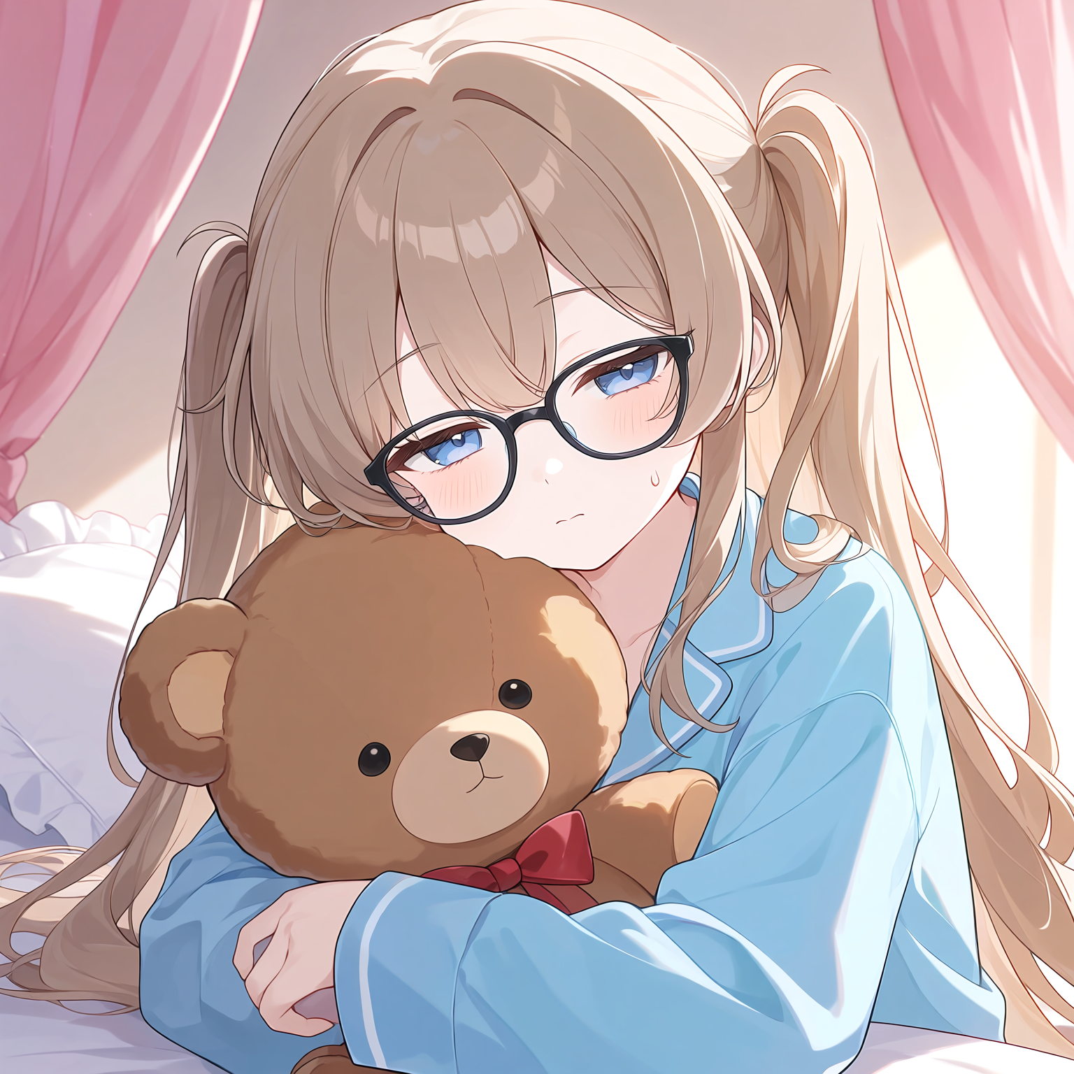眠そうな妹