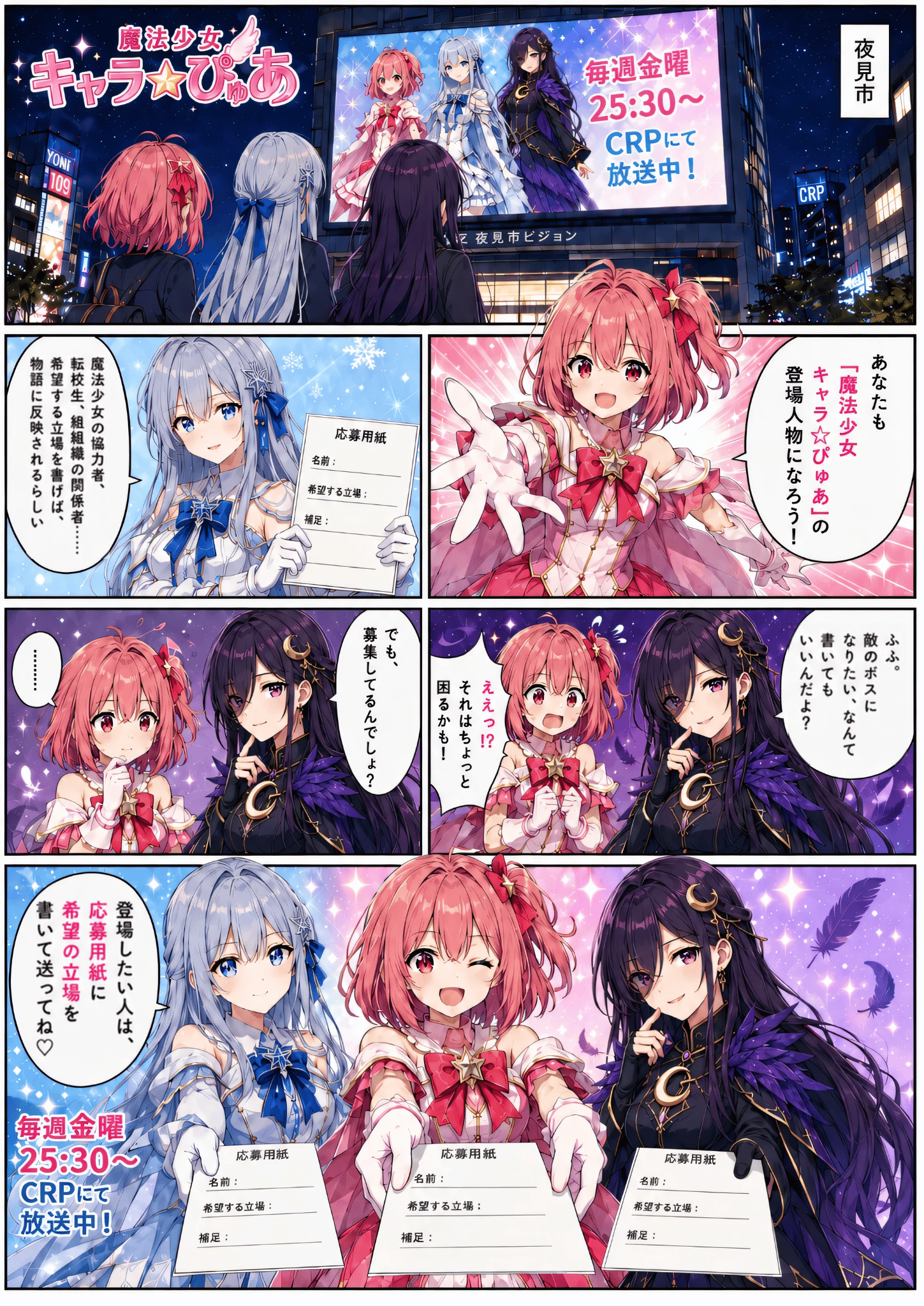 募集要項漫画