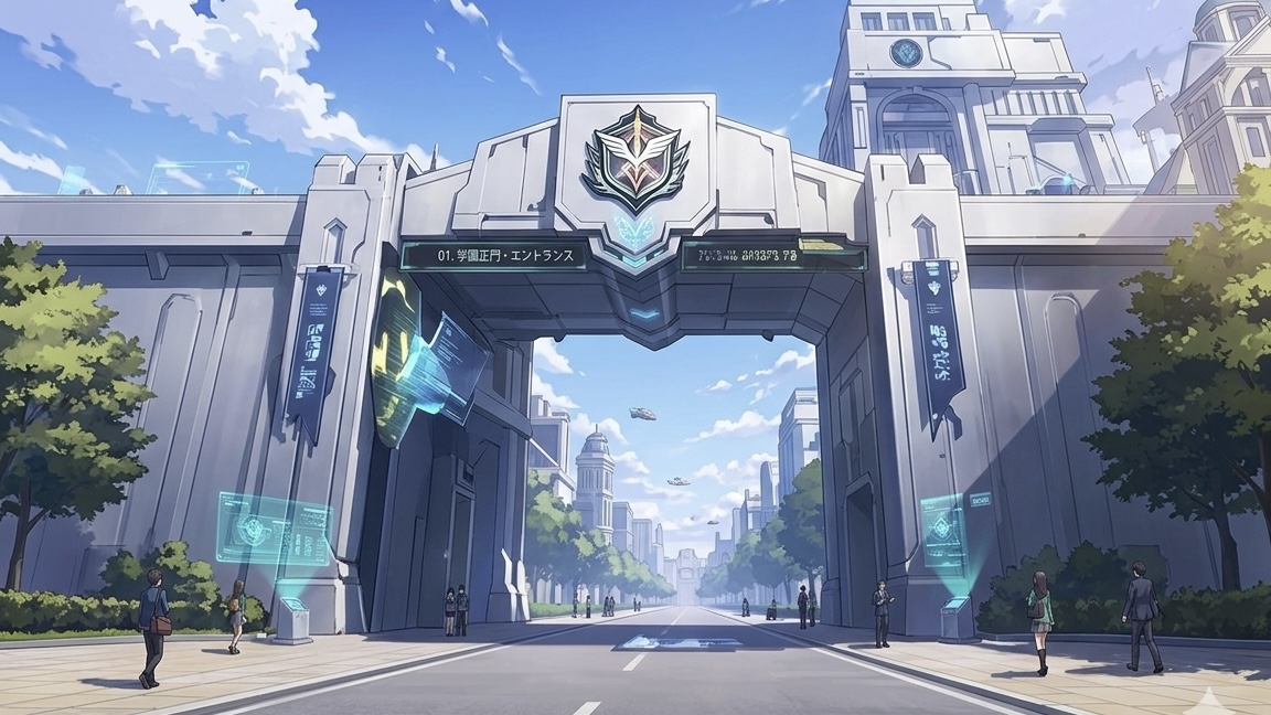 学園正門