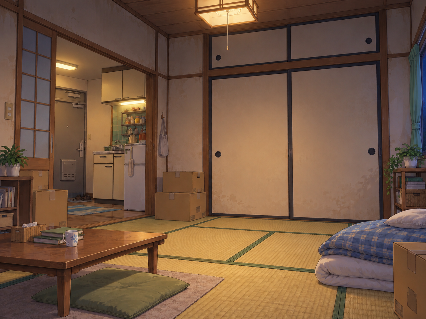 部屋夜