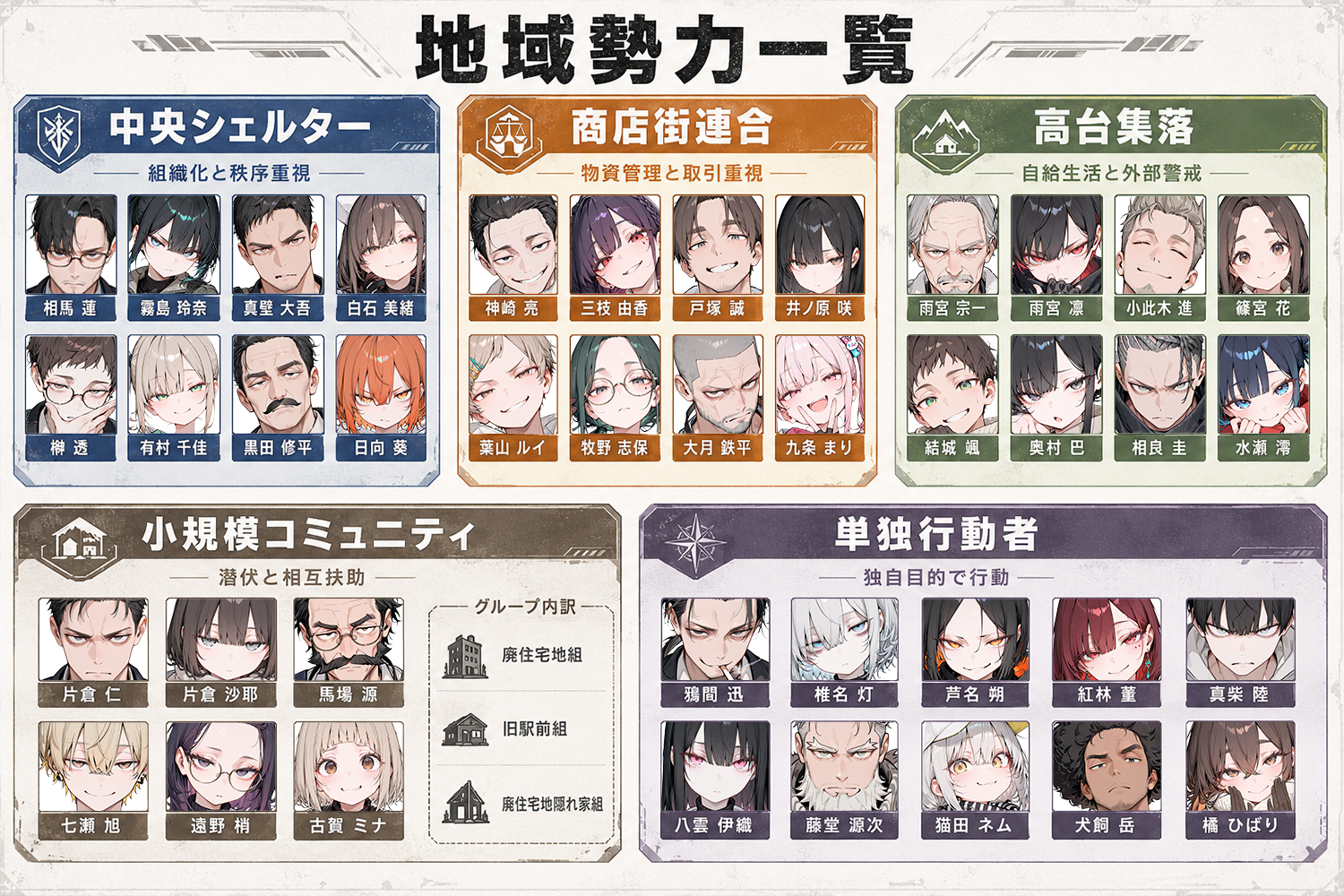 勢力図