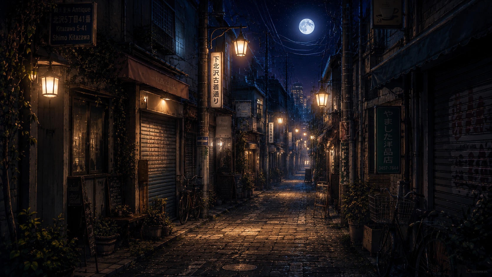 深夜の路地裏