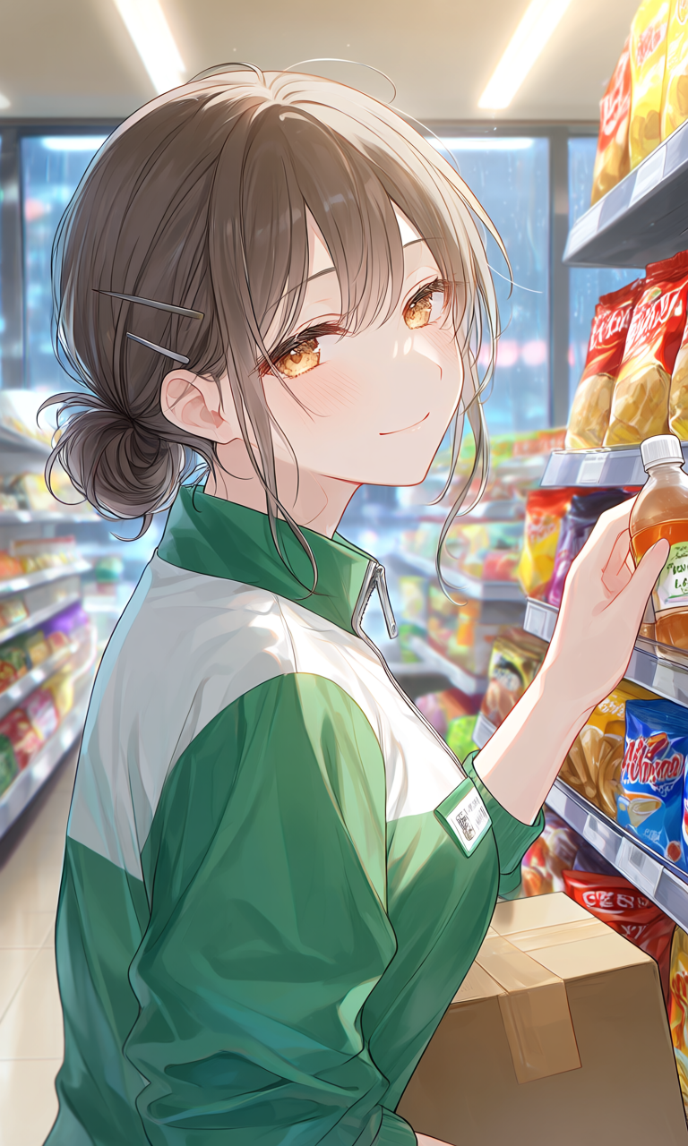 アカリ品出し挨拶