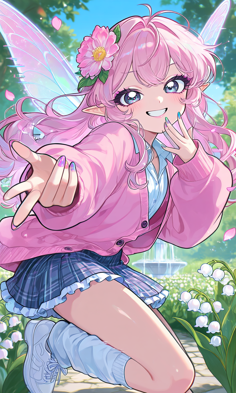 リリィ花壇ニヤニヤ