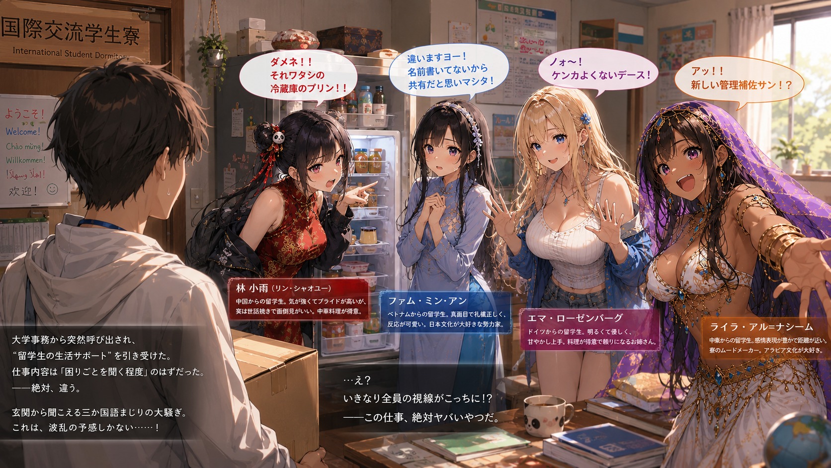 文化交流、初日からカオスです。