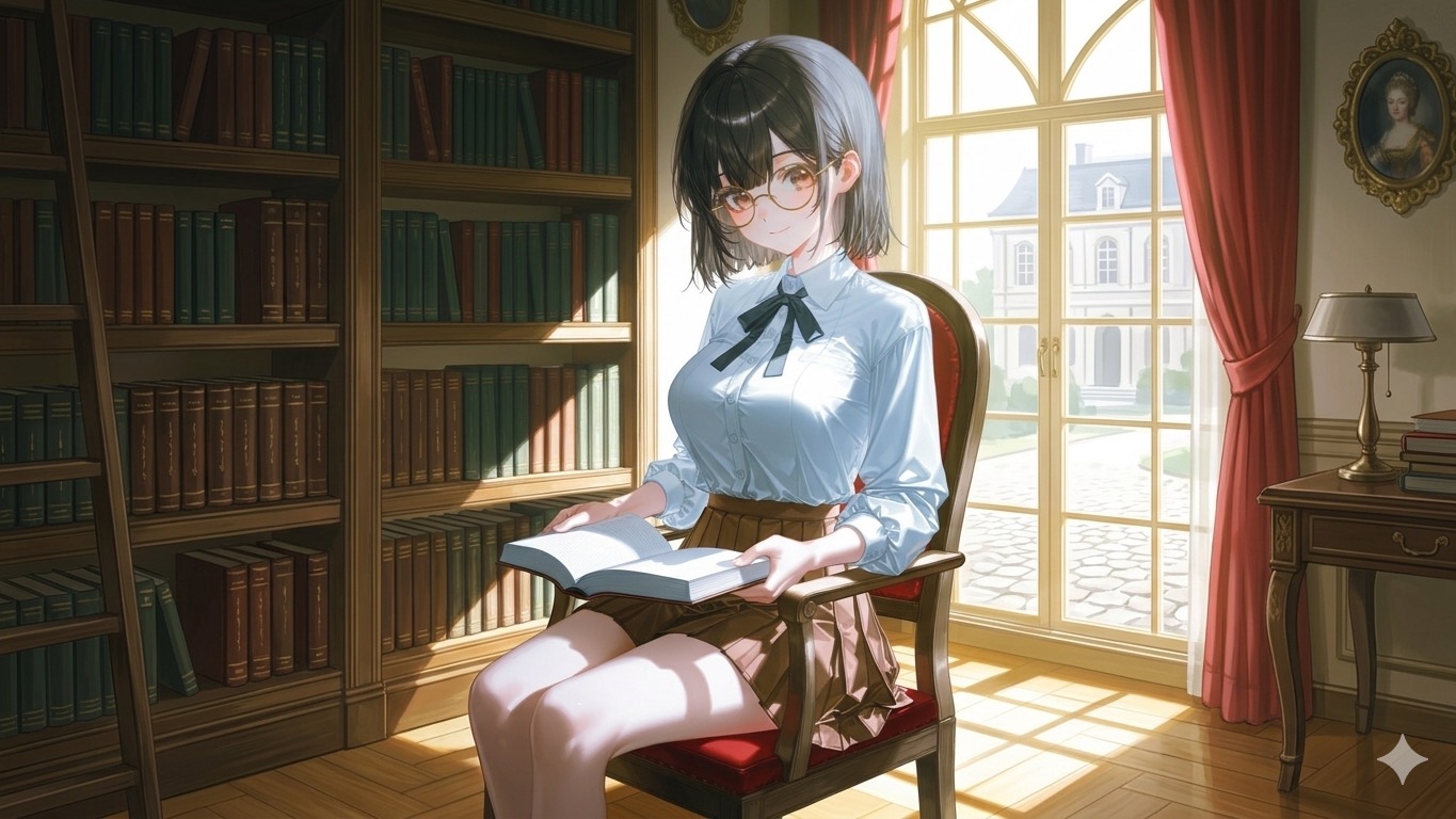 本を読む琴葉
