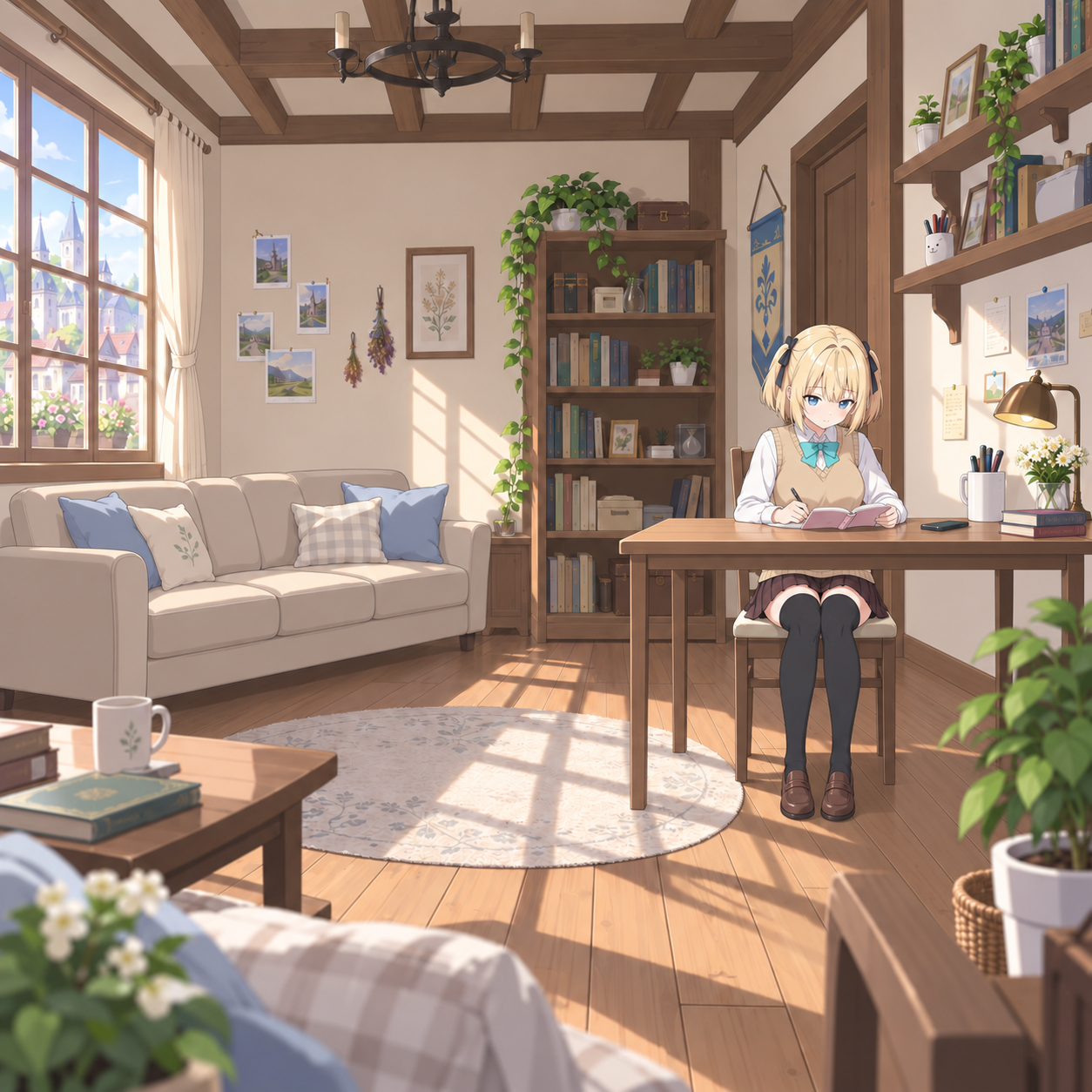自宅の居間