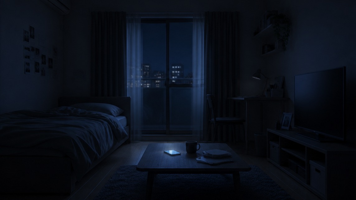 部屋のシーン