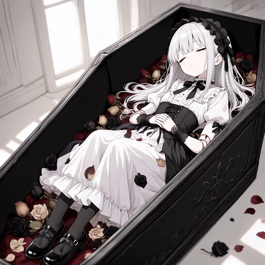 棺に眠る人形