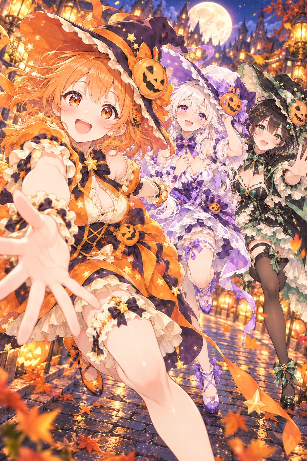 三人の魔女のお出迎え
