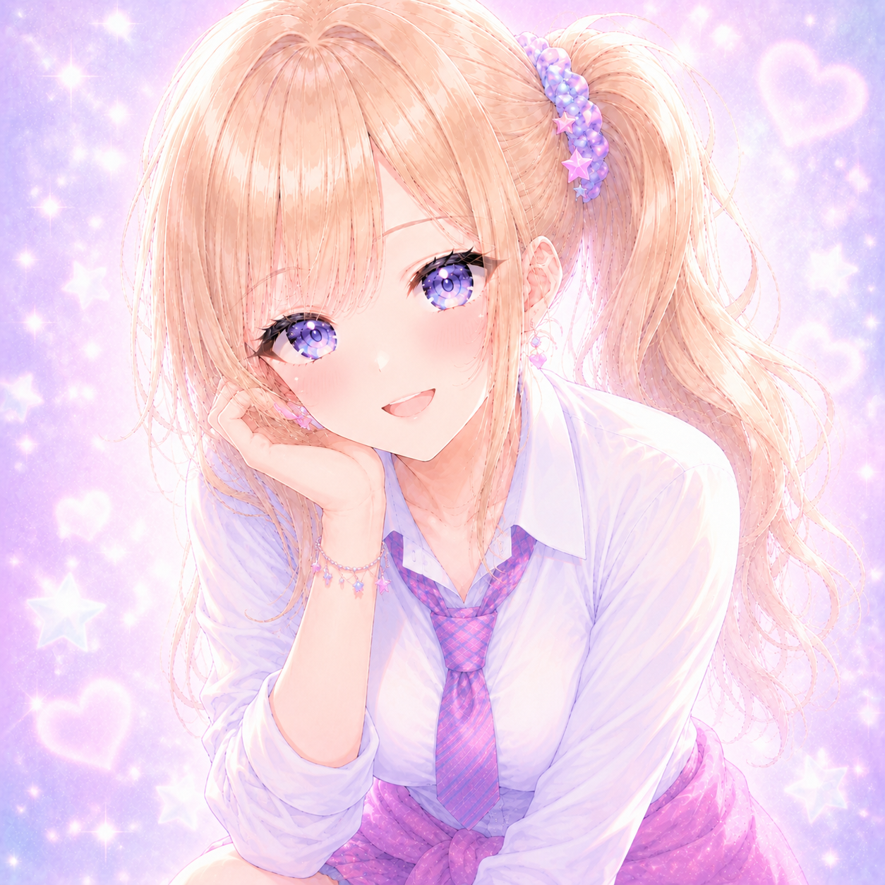 肘付き