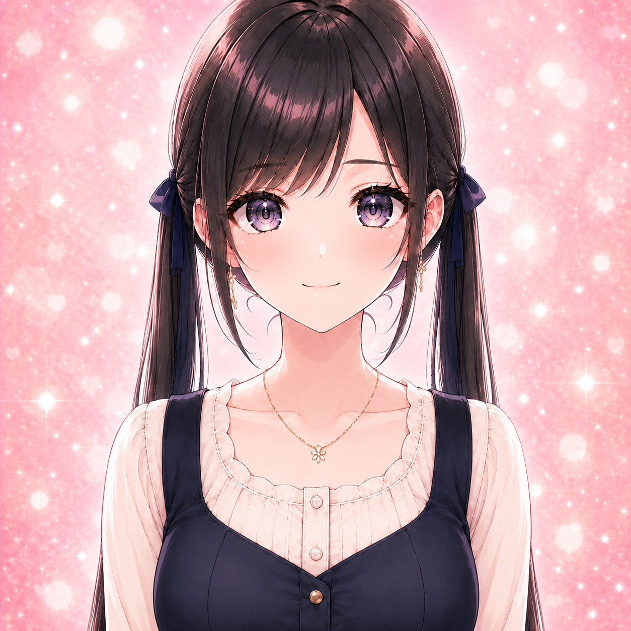 私服笑顔