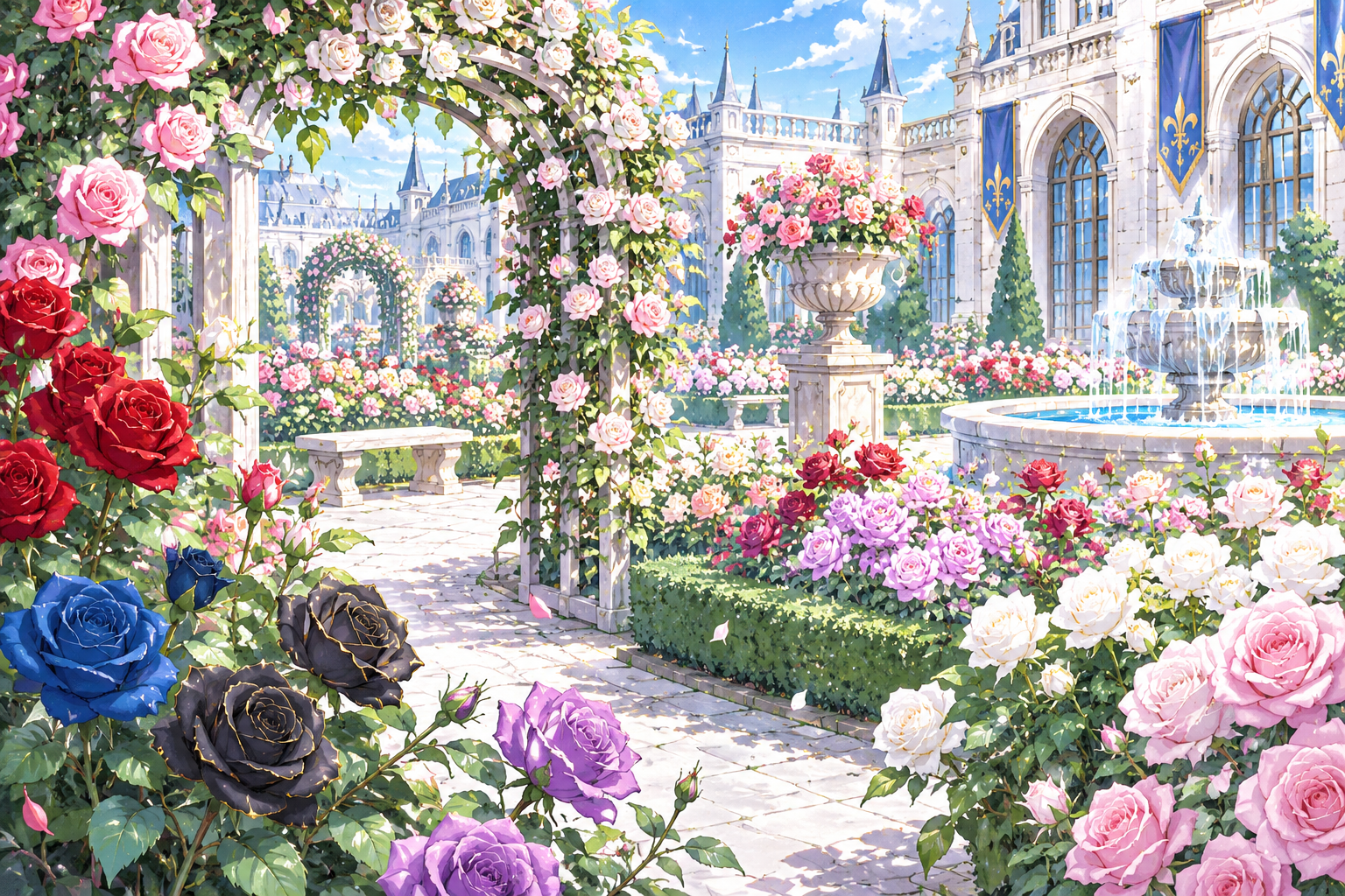 薔薇園